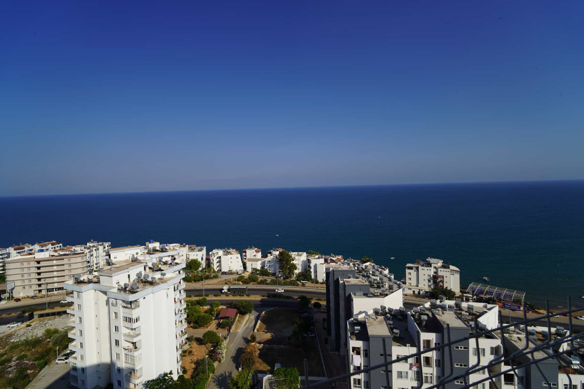 Mersin Erdemli Ayaş Zirve Park Sitesi Satılık 1+1 Deniz Manzaralı Daire