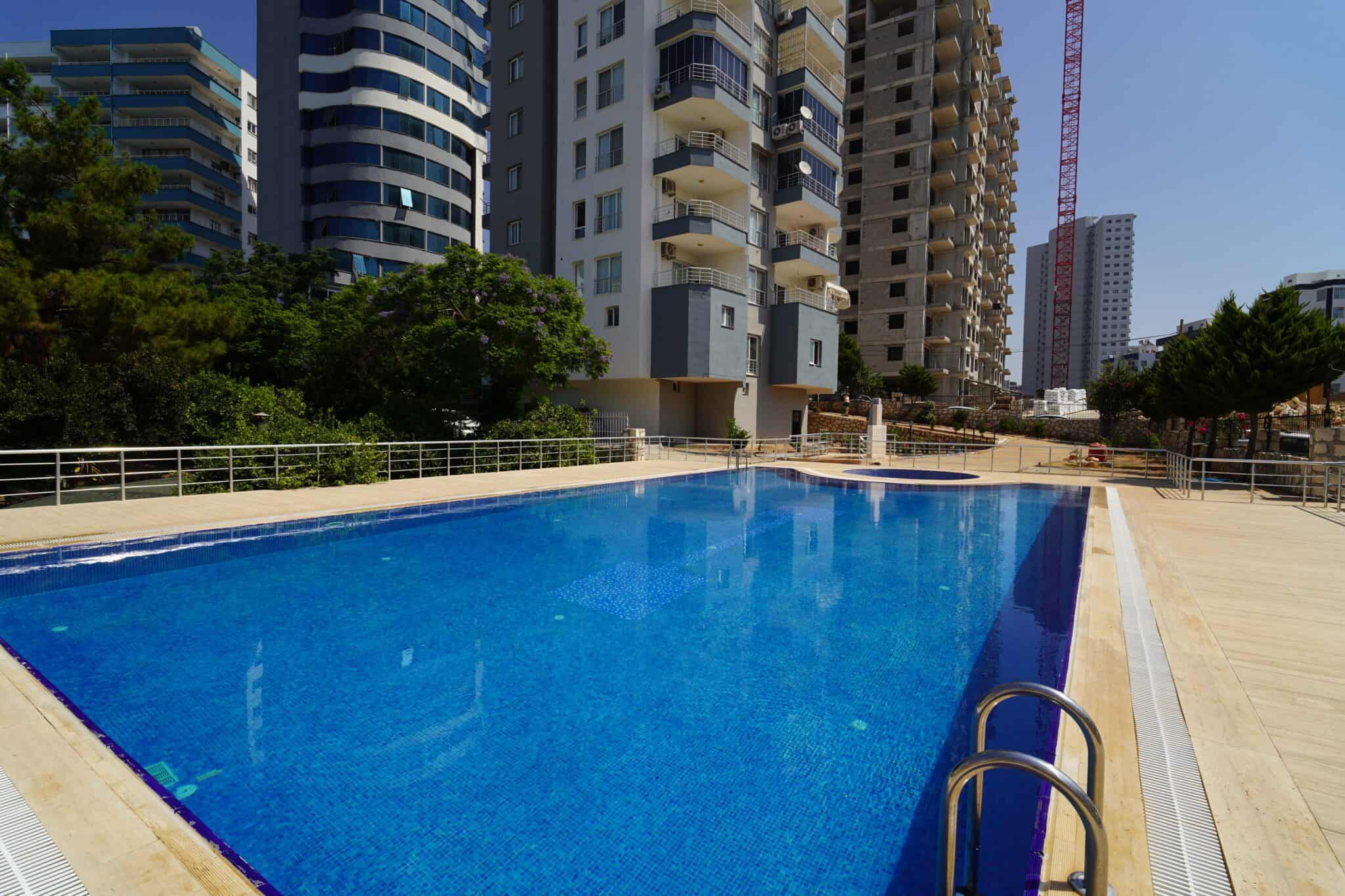 Mersin Erdemli Ayaş Zirve Park Sitesi Satılık 1+1 Deniz Manzaralı Daire