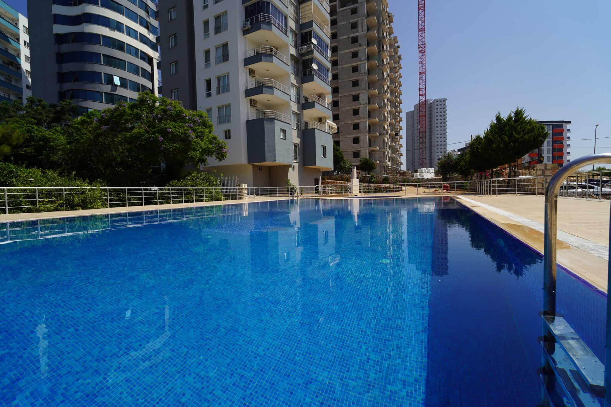 Mersin Erdemli Ayaş Zirve Park Sitesi Satılık 1+1 Deniz Manzaralı Daire
