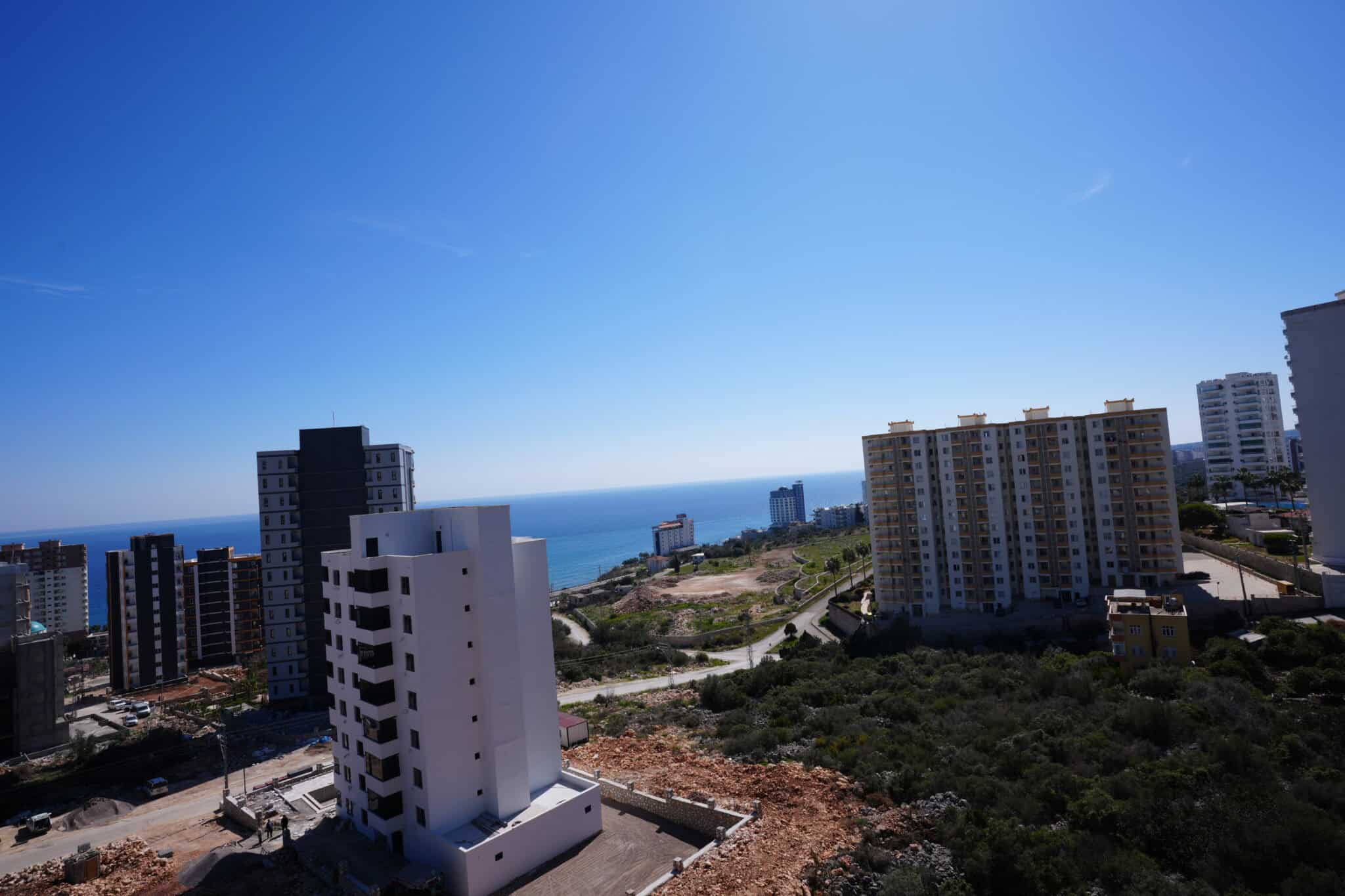 Mersin Erdemli Ayaş Ferons  1+1 Deniz Manzaralı Satılık Daire