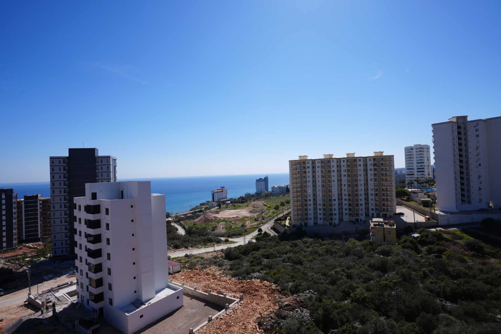 Mersin Erdemli Ayaş Ferons  1+1 Deniz Manzaralı Satılık Daire