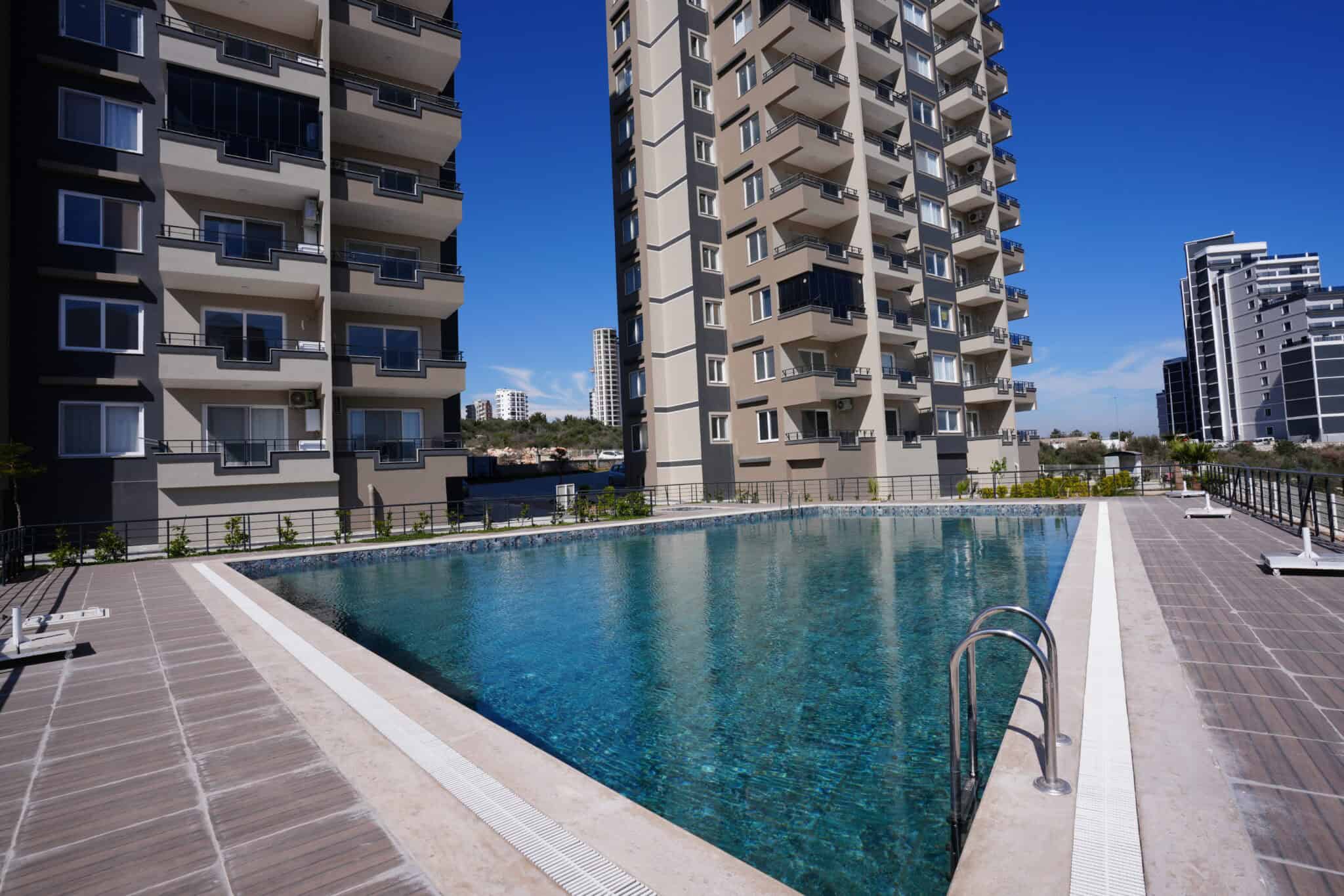 Mersin Erdemli Ayaş Ferons  1+1 Deniz Manzaralı Satılık Daire