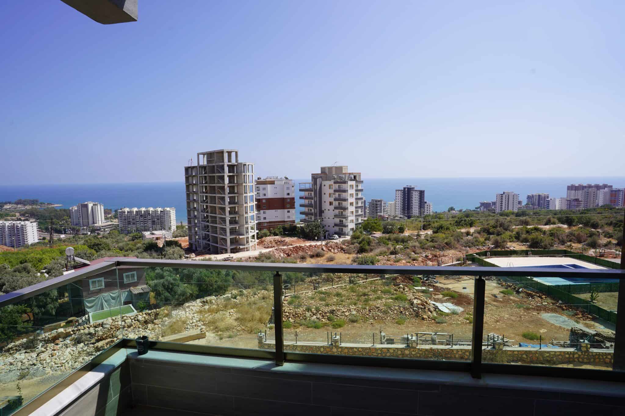Mersin Erdemli Ayaş Atılım Konutları Eşyalı Satılık 2+1 Deniz Manzaralı Daire