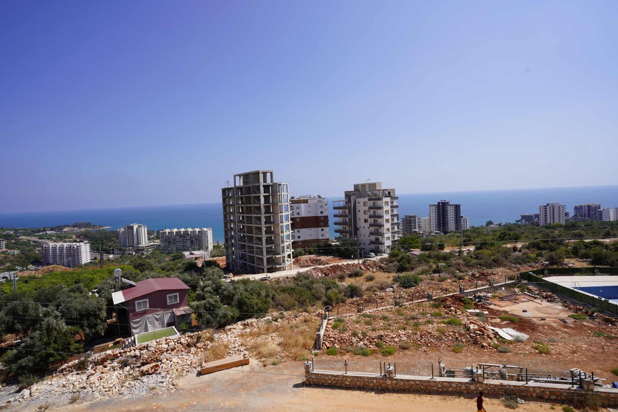 Mersin Erdemli Ayaş Atılım Konutları Eşyalı Satılık 2+1 Deniz Manzaralı Daire