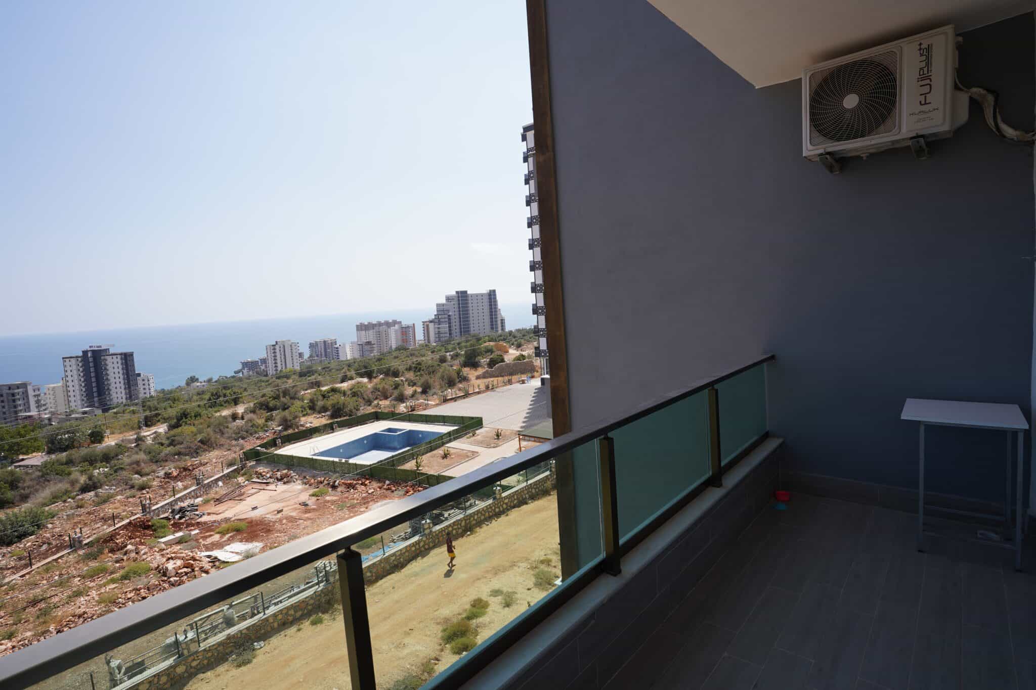 Mersin Erdemli Ayaş Atılım Konutları Eşyalı Satılık 2+1 Deniz Manzaralı Daire