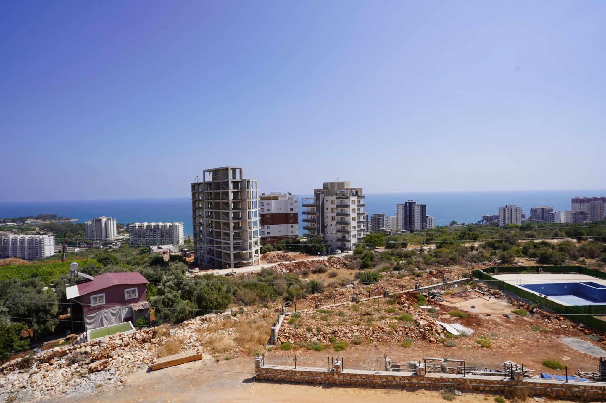 Mersin Erdemli Ayaş Atılım Konutları Eşyalı Satılık 2+1 Deniz Manzaralı Daire