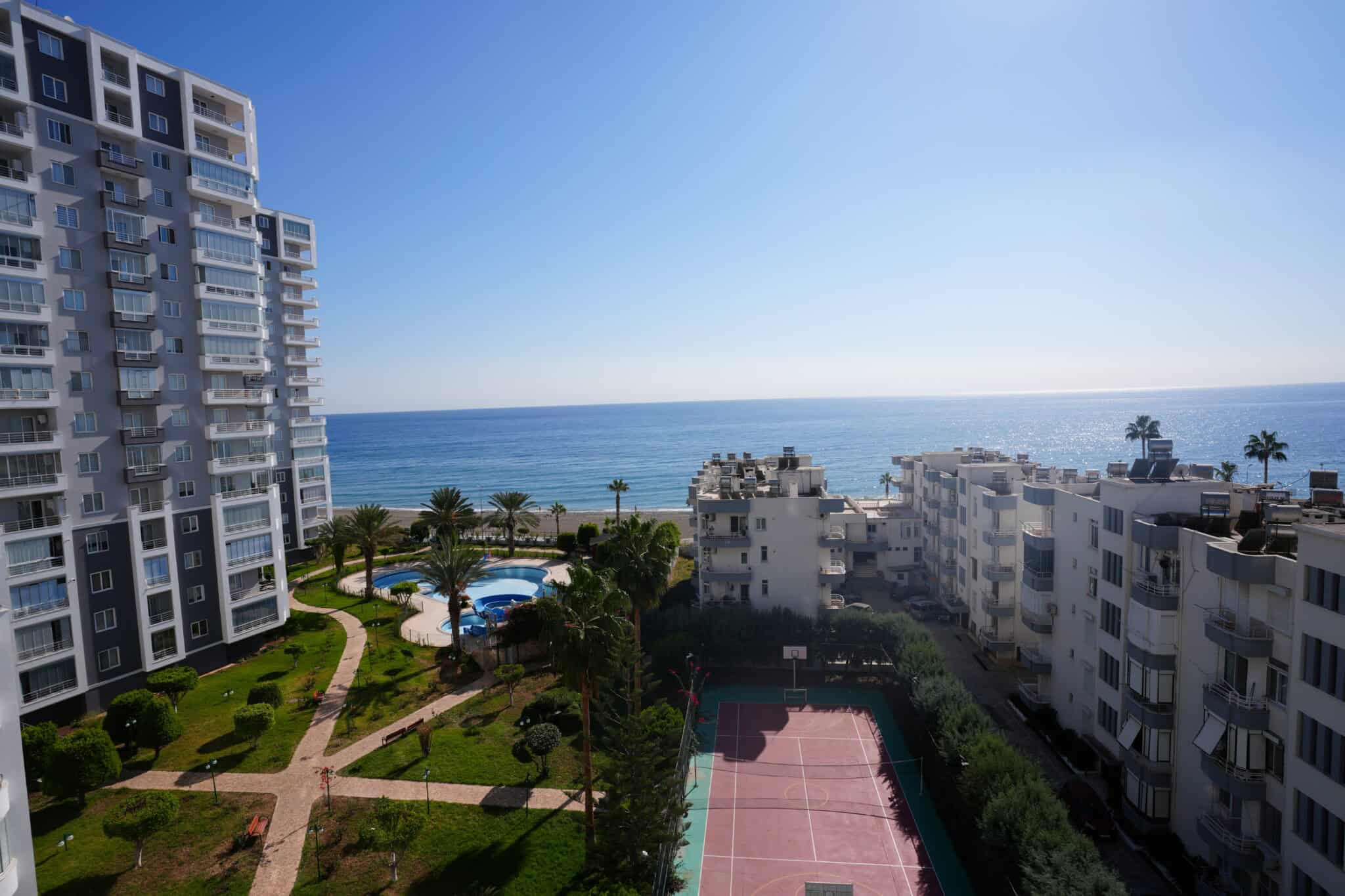 Mersin Erdemli Merkez Alatapark Sitesi Denize Sıfır Kiralık 4+1 Daire