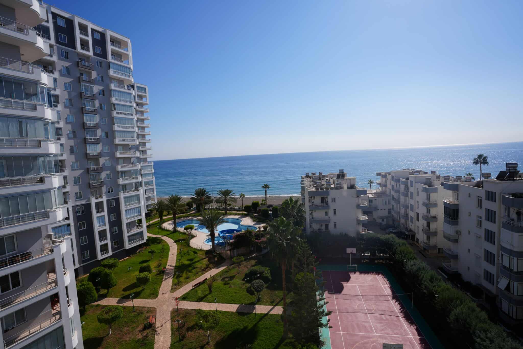 Mersin Erdemli Merkez Alatapark Sitesi Denize Sıfır Kiralık 4+1 Daire