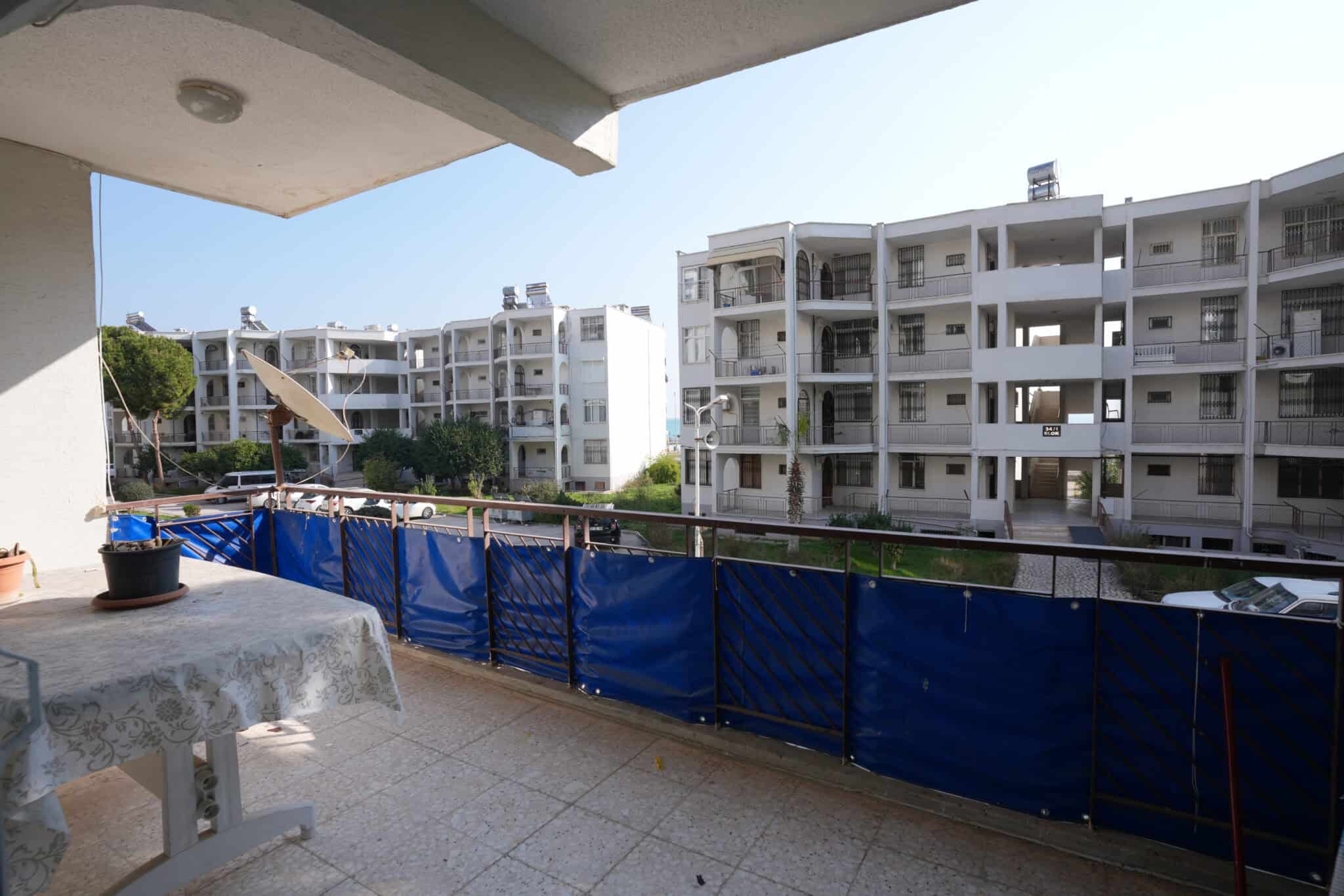 Mersin Erdemli Merkez Denize Sıfır Erciyes Sitesi Satılık 2+1 Daire