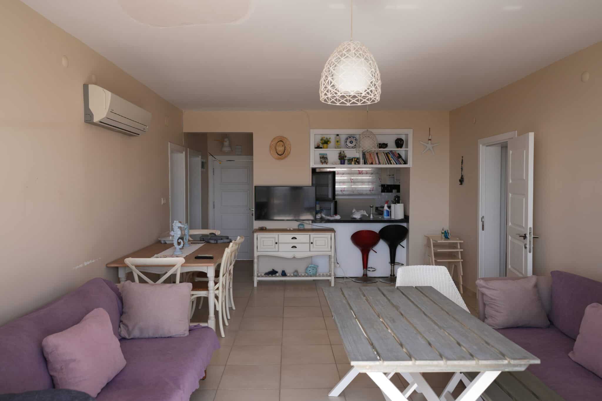 Mersin Erdemli Tömük AltınSahil Sitesi Eşyalı Satılık 3+1 Bakımlı Daire