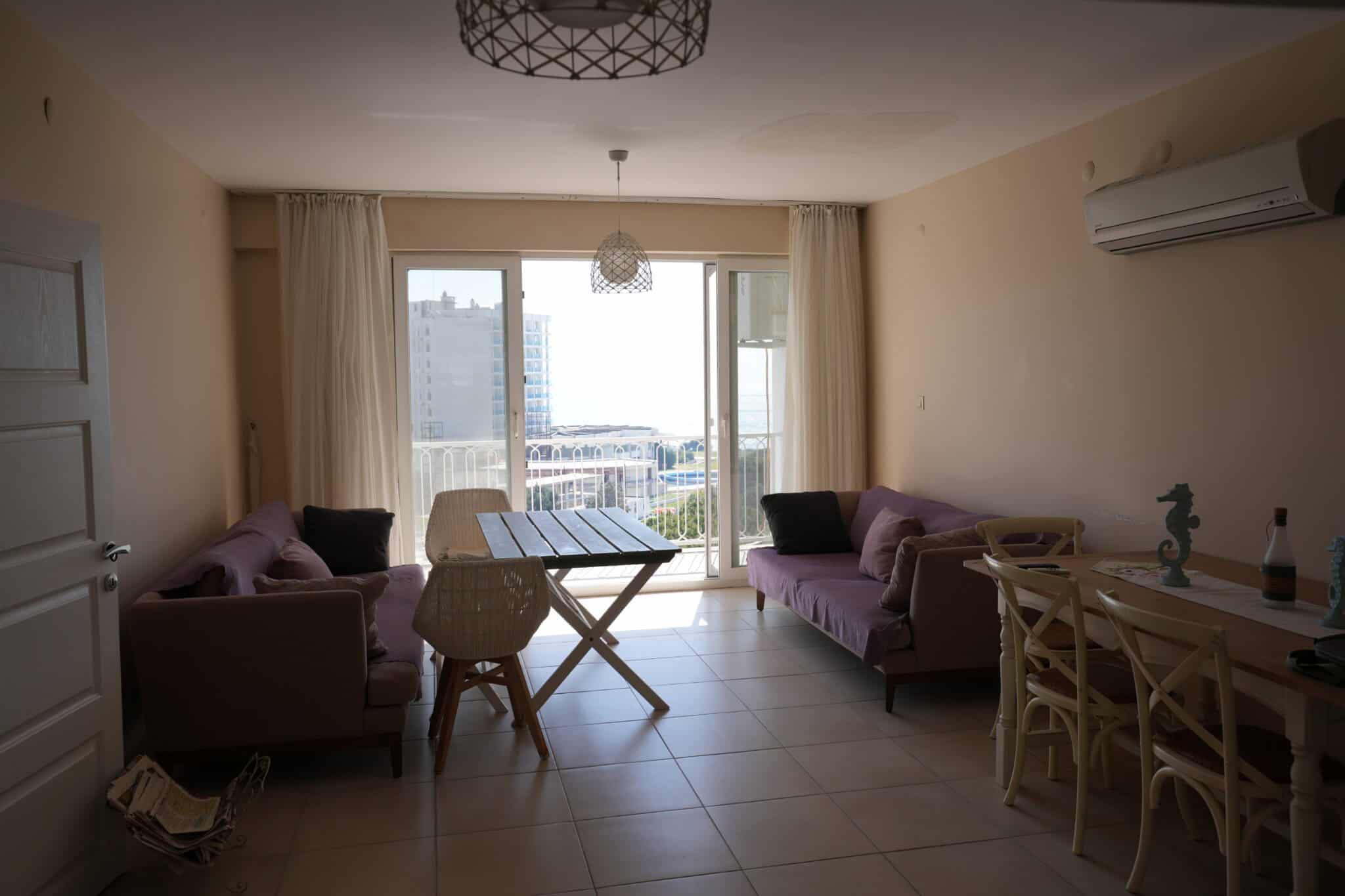 Mersin Erdemli Tömük AltınSahil Sitesi Eşyalı Satılık 3+1 Bakımlı Daire