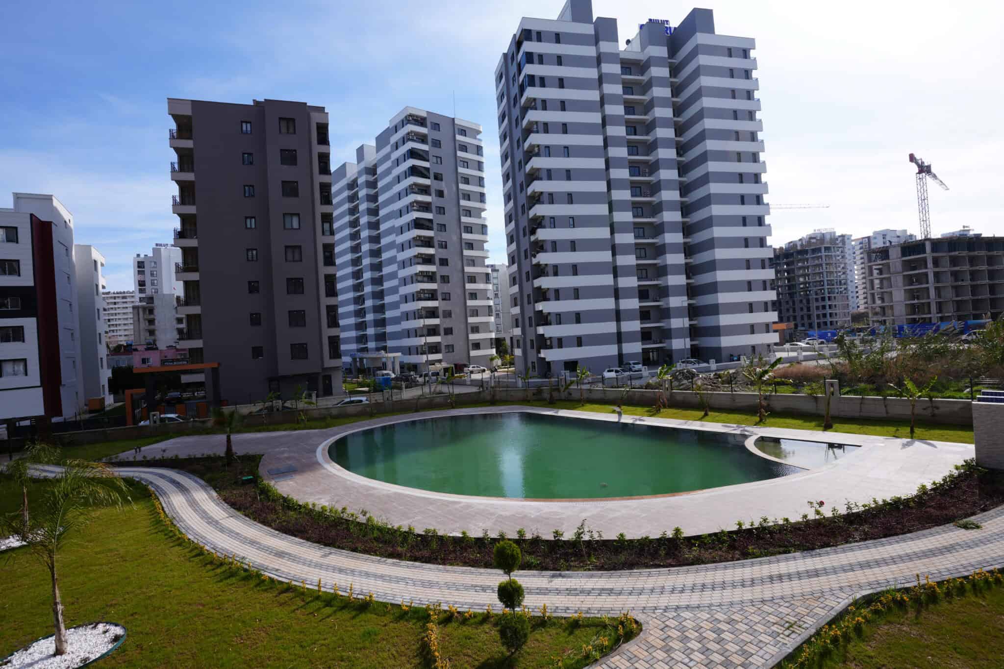 Mersin Erdemli Arpaçbahşiş Özgün Royal 1+1  Havuz Cepheli  Satılık Daire