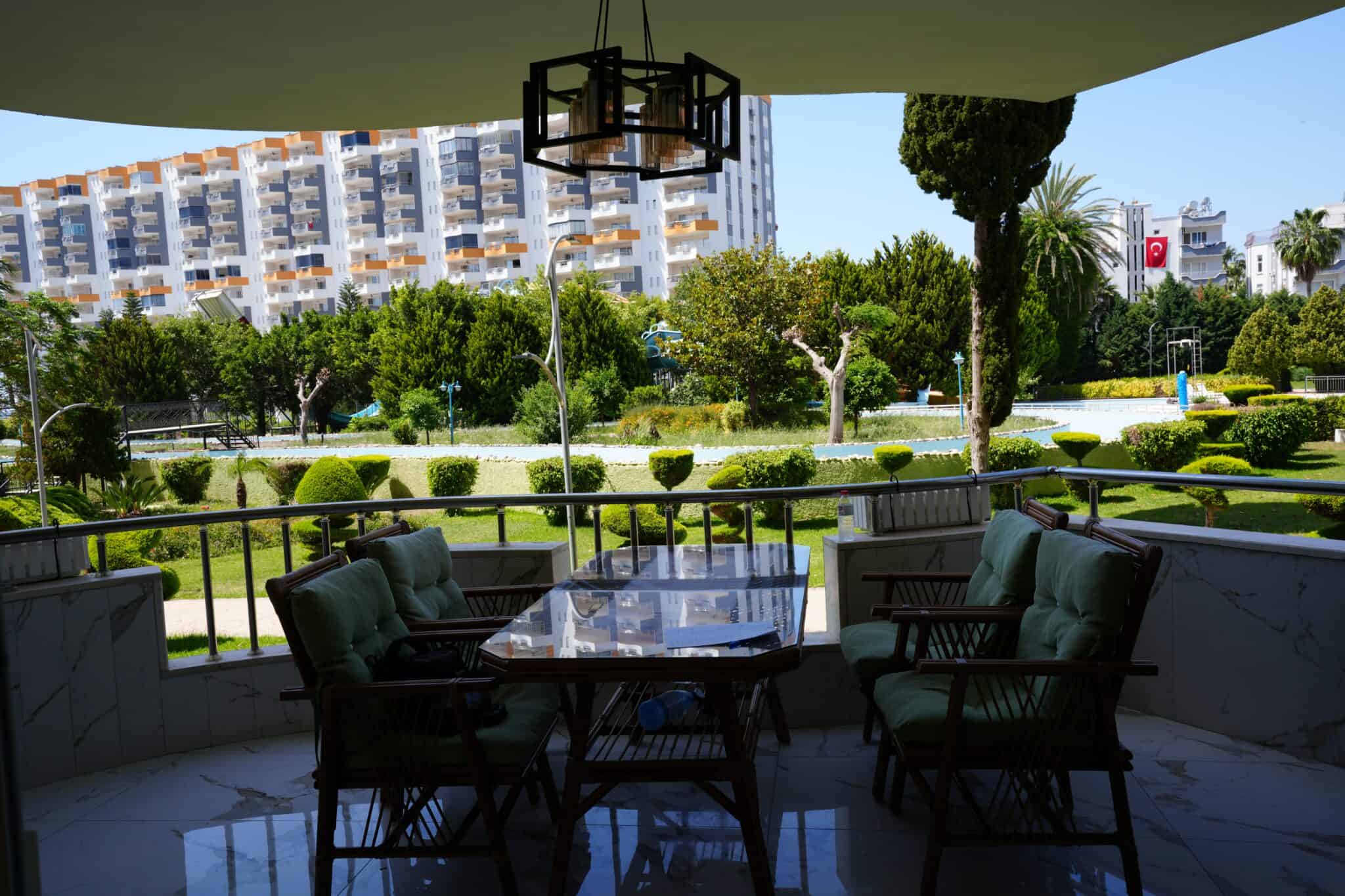 Mersin Erdemli Kargıpınarı Queenaba Site 3+1 меблированная квартира класса люкс на продажу