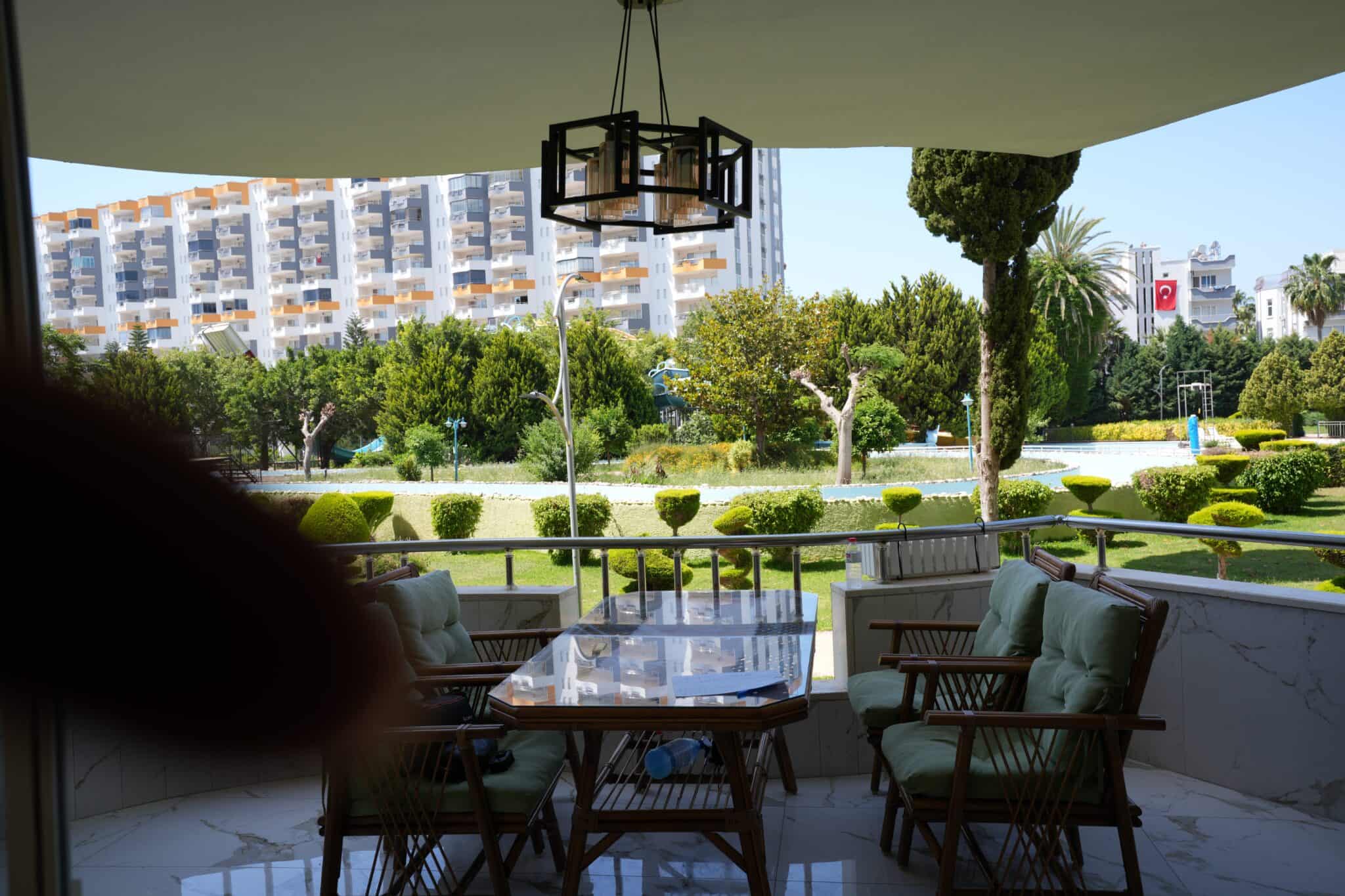Mersin Erdemli Kargıpınarı Queenaba Site 3+1 меблированная квартира класса люкс на продажу