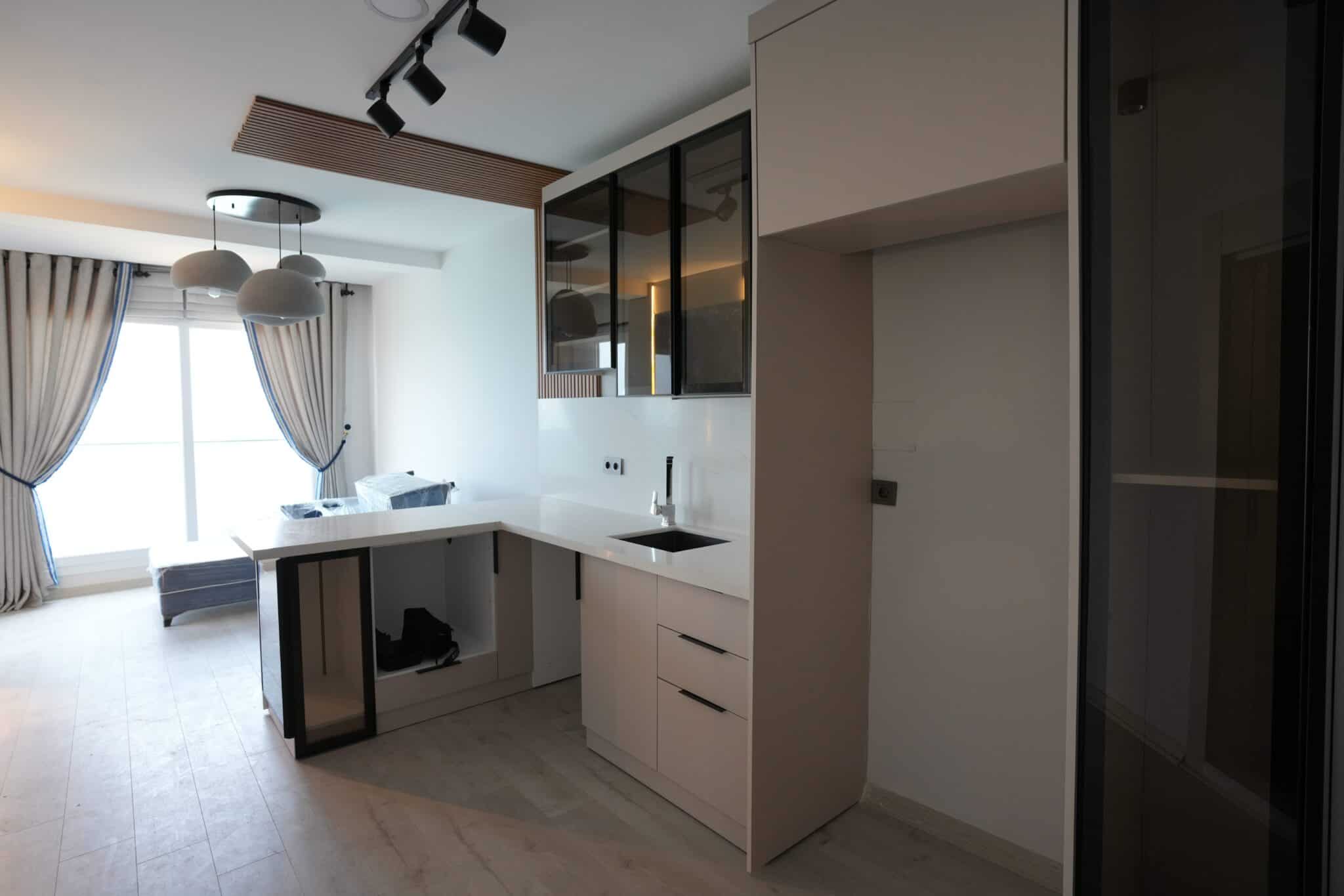 Mersin Erdemli Ayaş Zeezijde Emerald Aura-site te koop 1+1 Zero Flat
