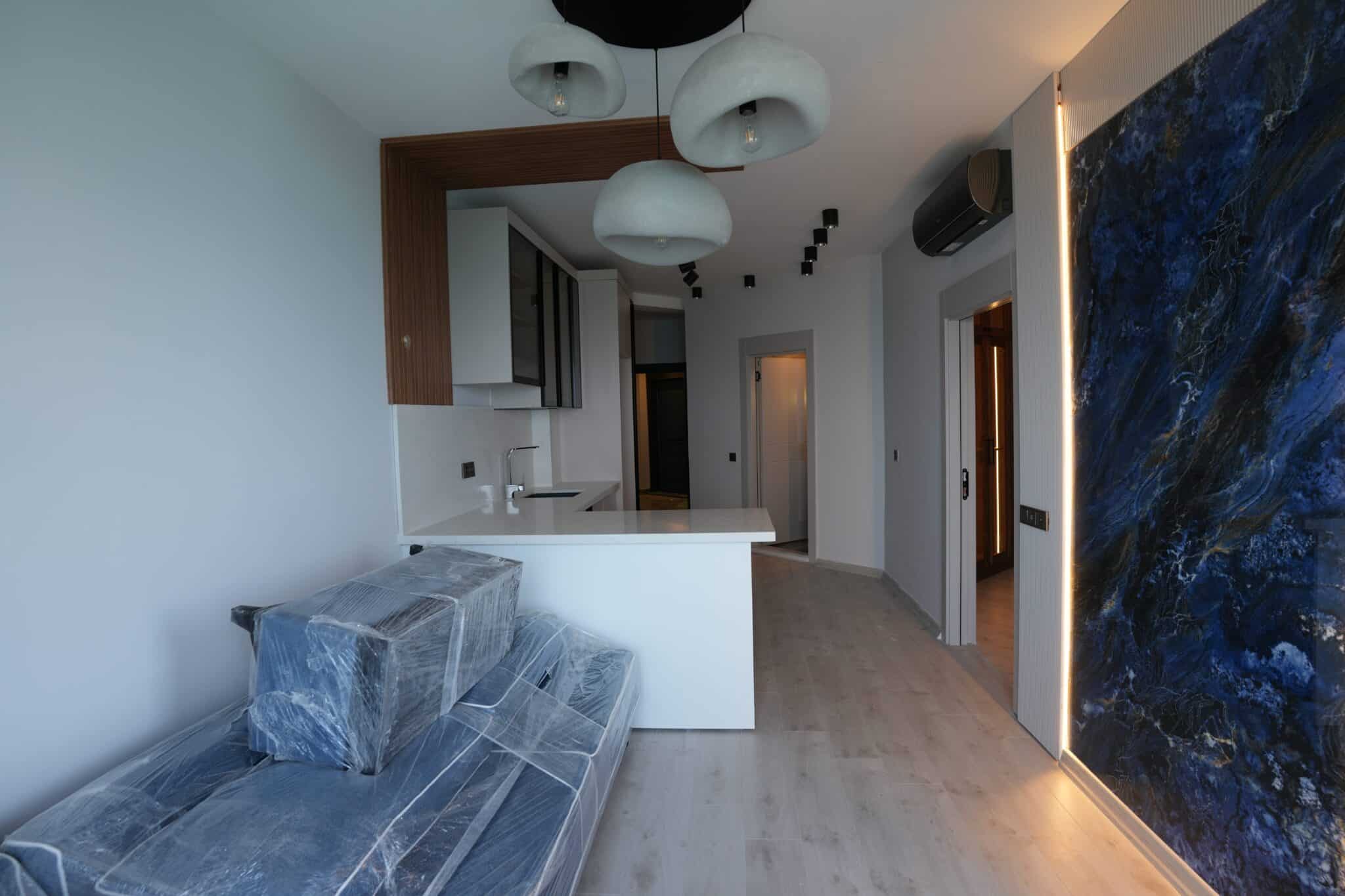 Mersin Erdemli Ayaş Zeezijde Emerald Aura-site te koop 1+1 Zero Flat
