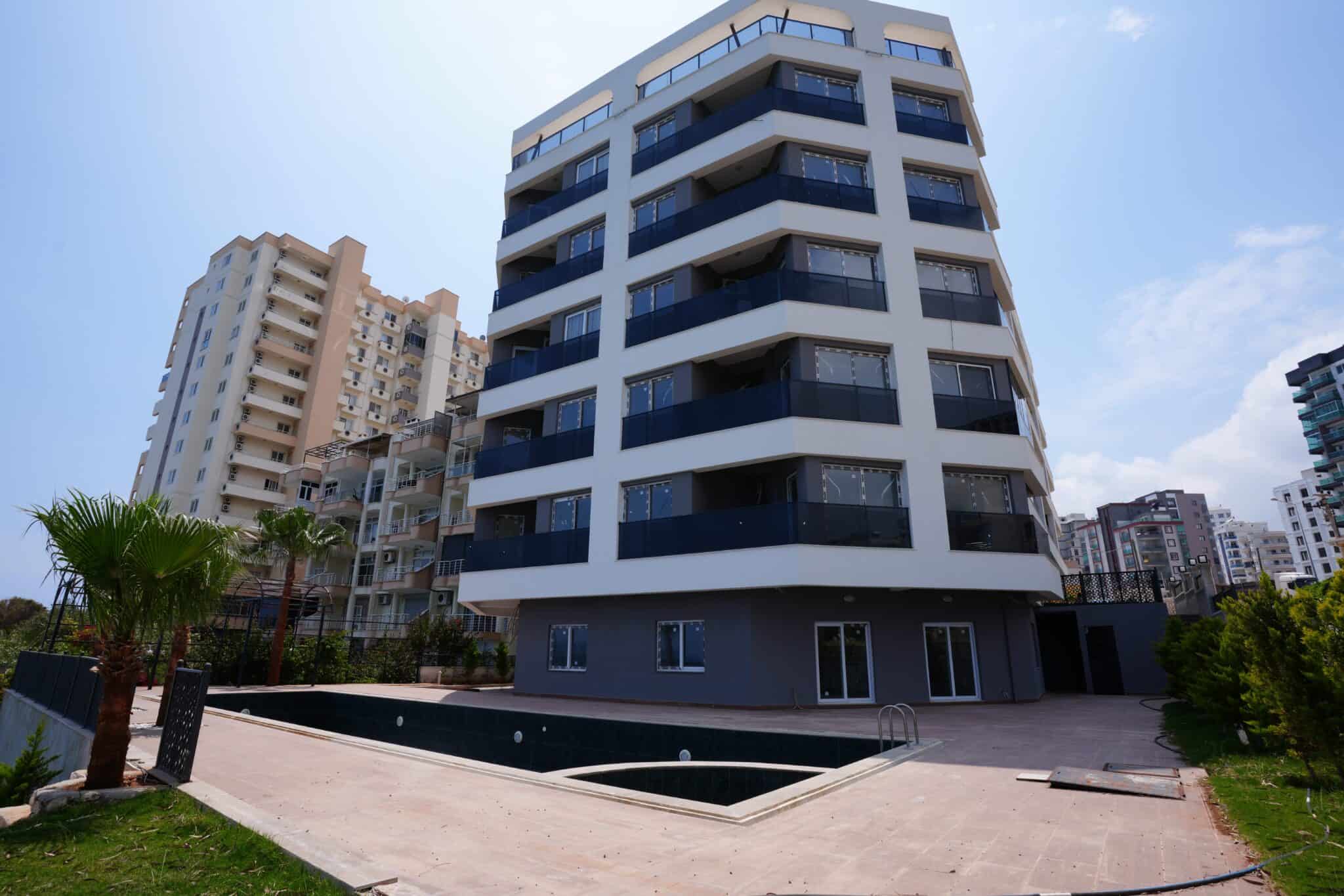 Mersin Erdemli Ayaş Emerald Aura 2+1 appartement aan zee te koop