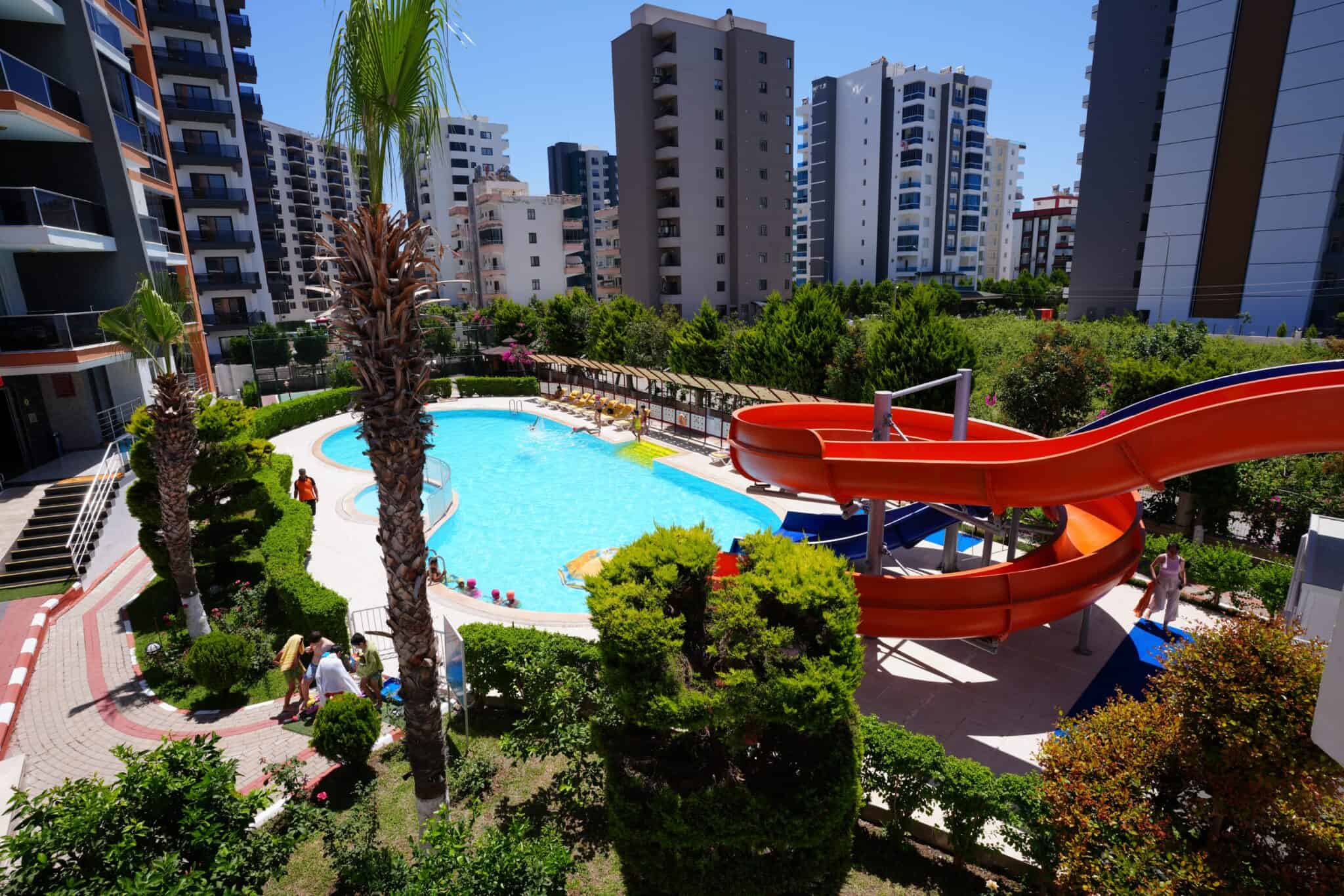 Mersin Erdemli Kargıpınarı Heaven Court Perceel Te Koop 4+1 Vrijstaand Appartement