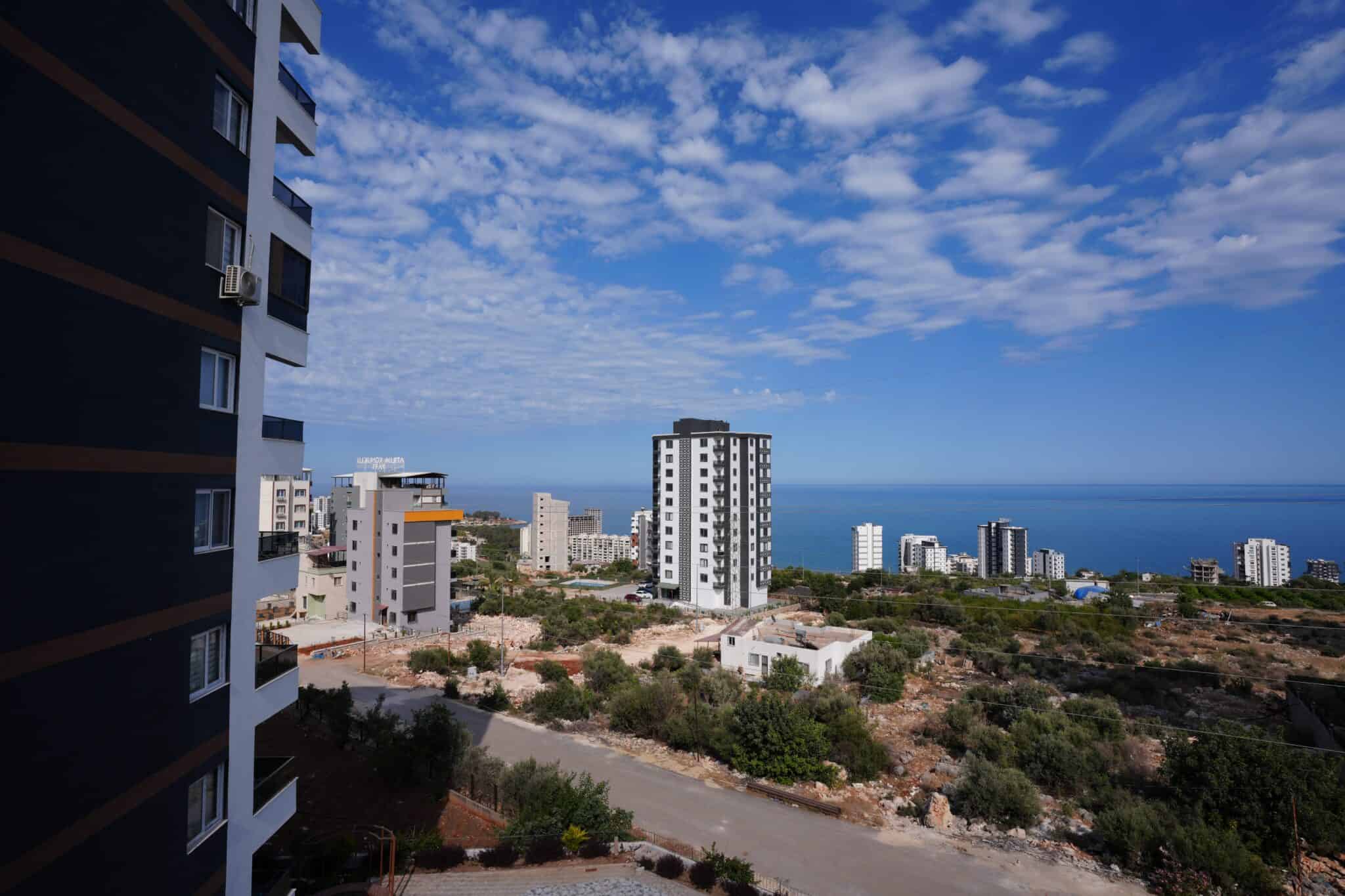 Mersin Erdemli Ayaş Deniz Manzaralı Satılık 2+1 Uygun Daire