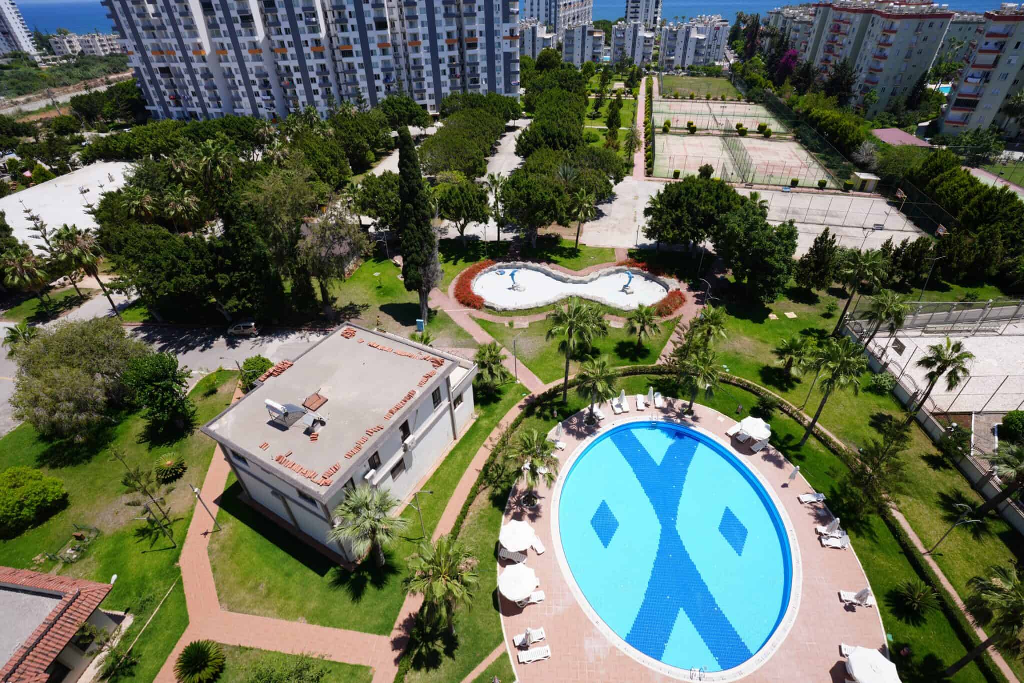 Mersin Erdemli Kargıpınarı Queenaba 3 Site Gemeubileerd Te Koop 1+1 Appartement