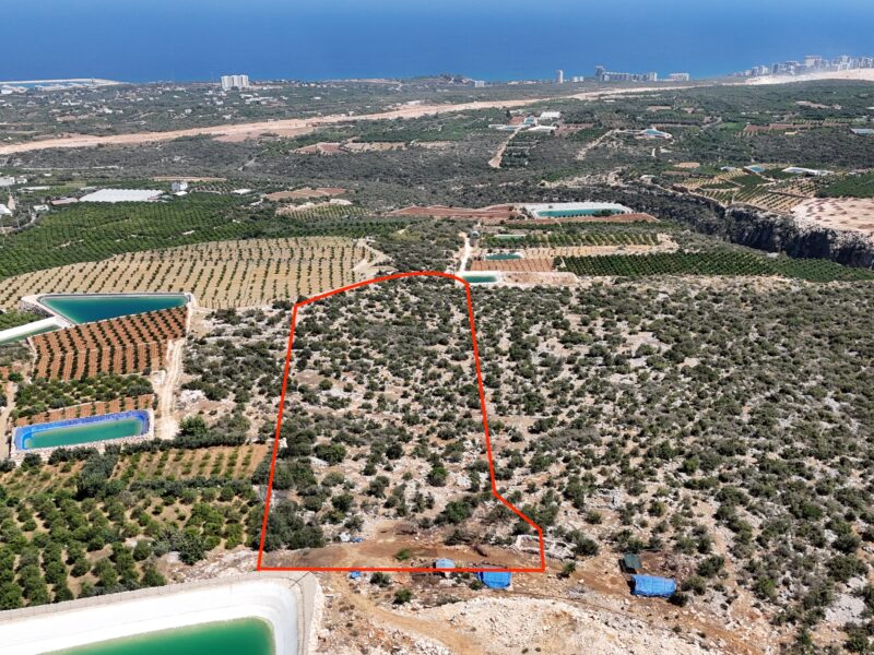 Mersin Erdemli Tırtar Marina Limanı Kuzeyinde Satılık Tarla