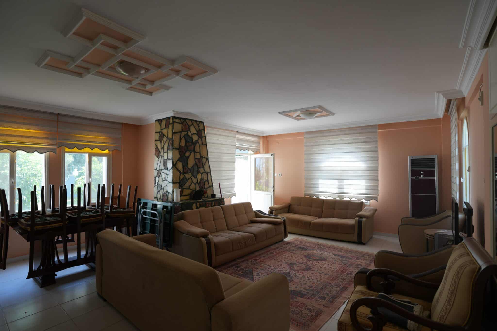 Villa's te koop in Mersin Erdemli Tömük Marina Güney - Gemeubileerde villa met 3 slaapkamers