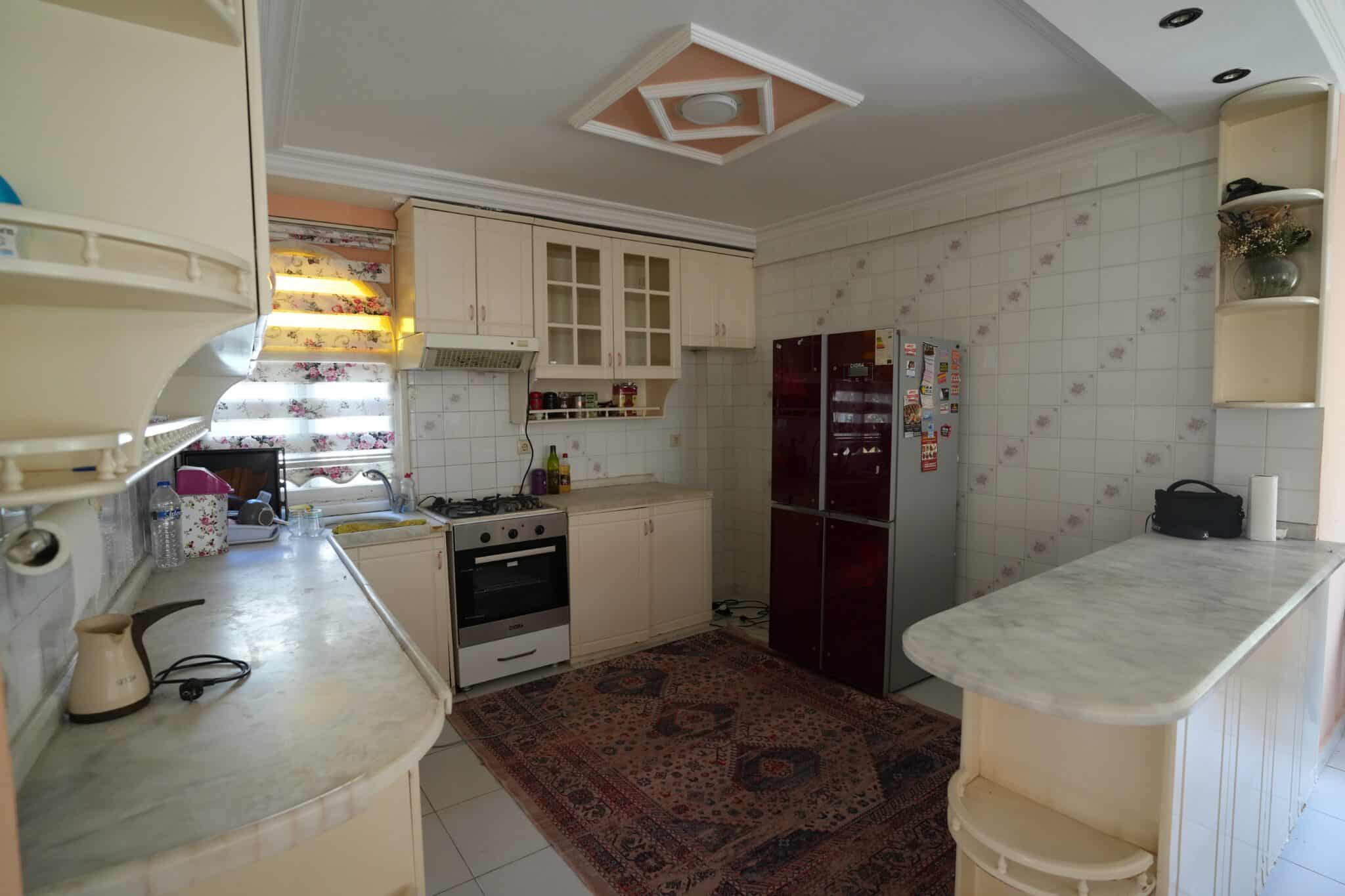 Villa's te koop in Mersin Erdemli Tömük Marina Güney - Gemeubileerde villa met 3 slaapkamers