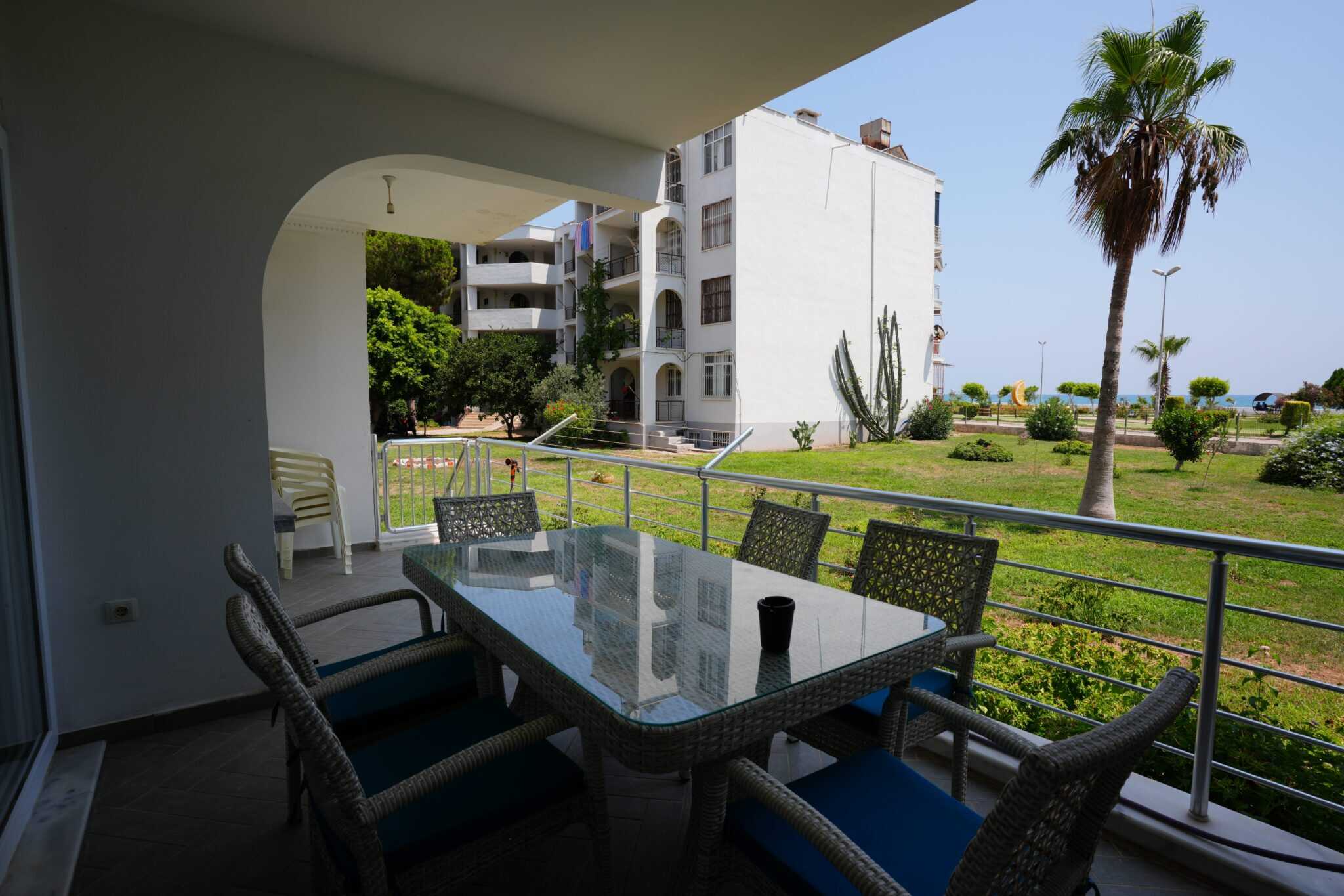 Mersin Erdemli Erciyes Sitesi Satılık Ön Blok Full Bakımlı Bahçe Katı Daire