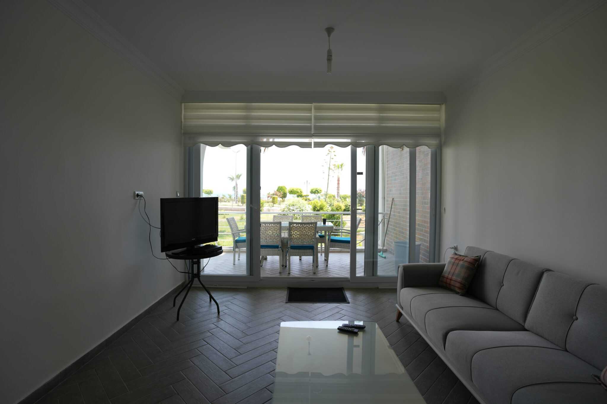 Mersin Erdemli Erciyes Sitesi Satılık Ön Blok Full Bakımlı Bahçe Katı Daire