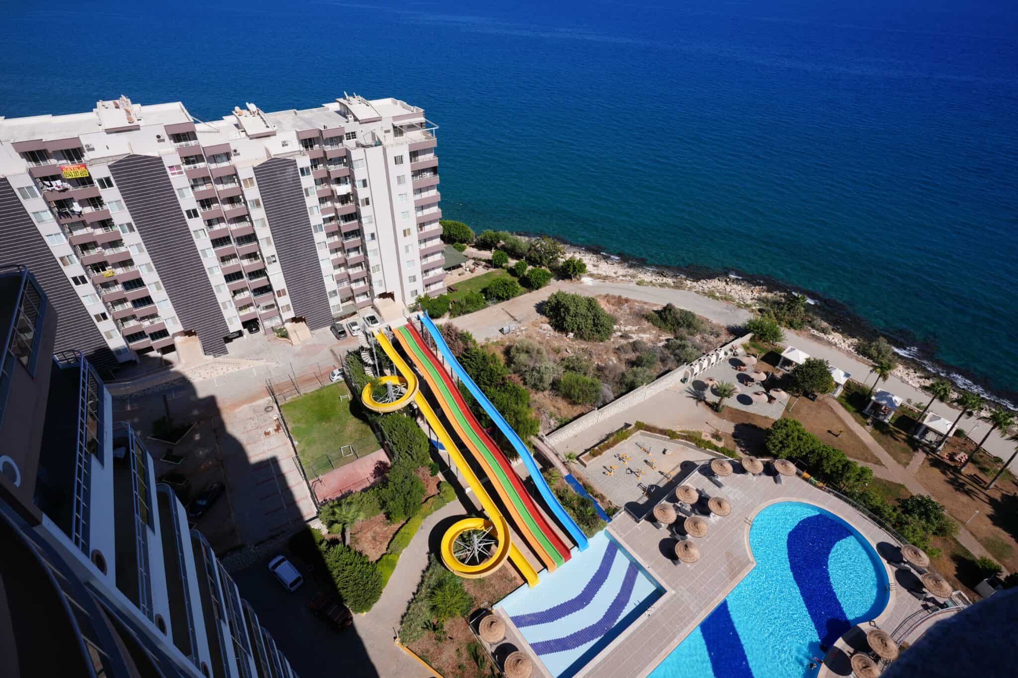 Sunrise Queenaba 4 Appartement te koop, Zeezijde, Appartement met 3 slaapkamers in Ayaş, Erdemli, Mersin