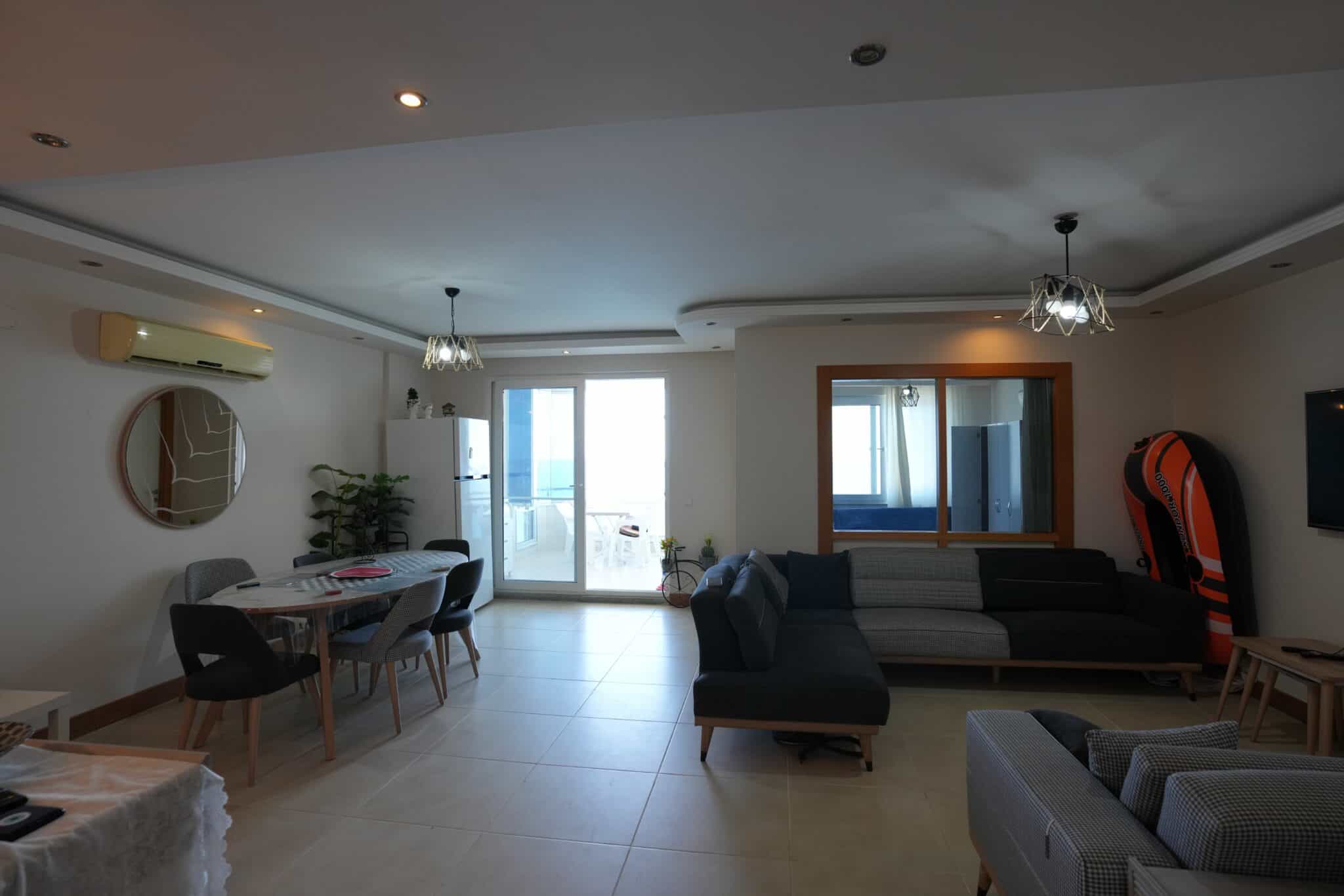 Sunrise Queenaba 4 Appartement te koop, Zeezijde, Appartement met 3 slaapkamers in Ayaş, Erdemli, Mersin