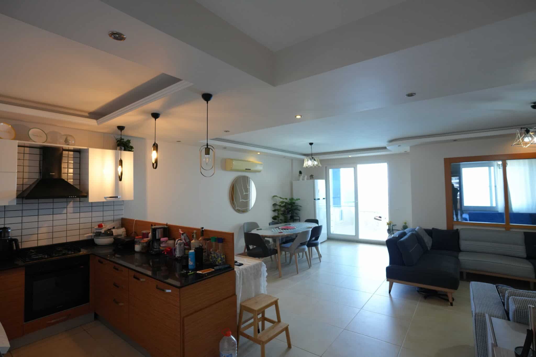Sunrise Queenaba 4 Appartement te koop, Zeezijde, Appartement met 3 slaapkamers in Ayaş, Erdemli, Mersin