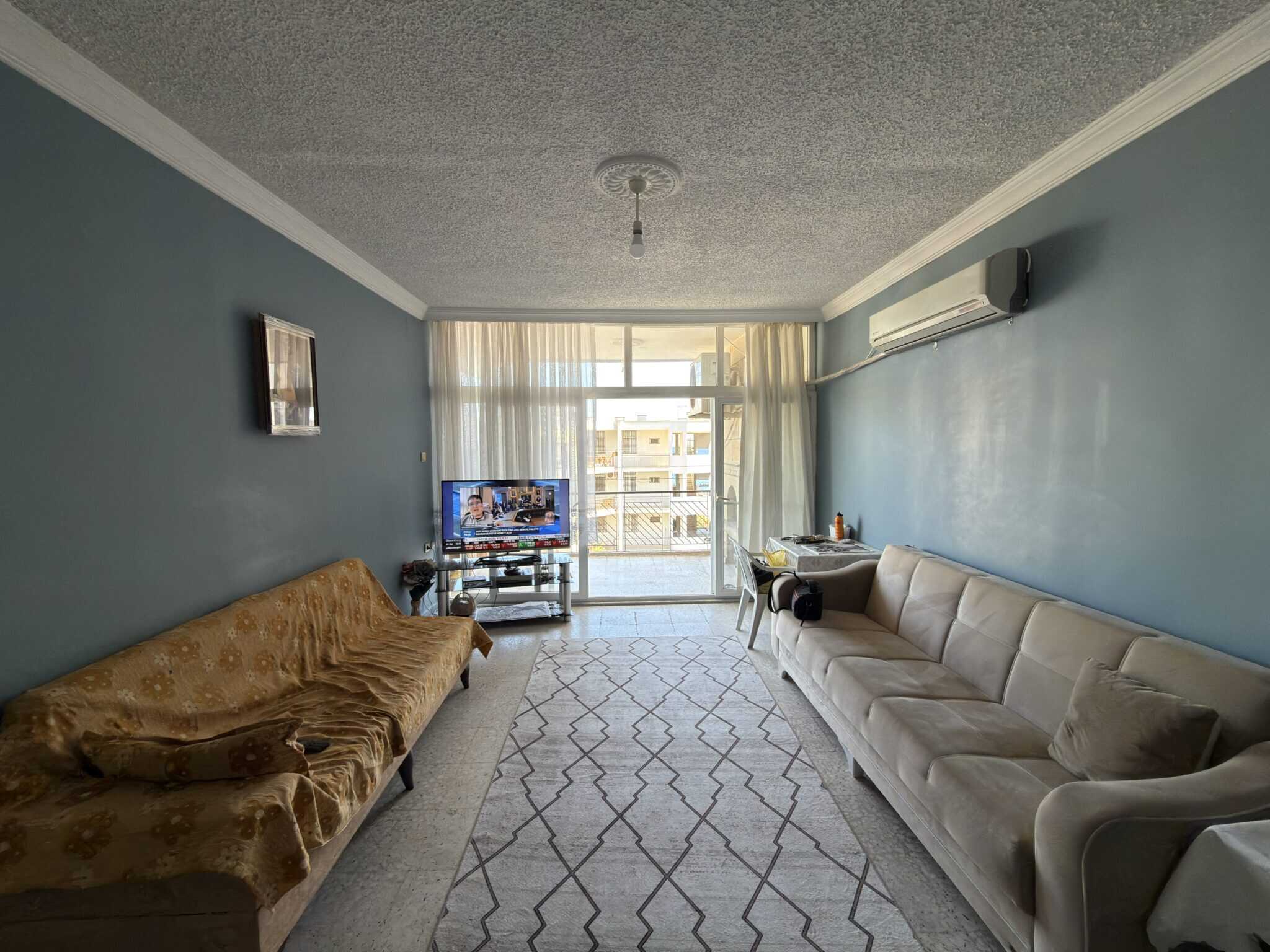 Appartement met 2 slaapkamers te koop in het Erciyes-complex, direct aan de kust in Mersin, Erdemli