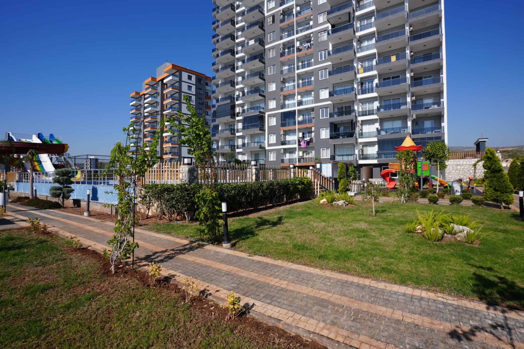 Mersin Erdemli Ayaş Alim Tower Sitesi Satılık 2+1 Güney Cephe Daire