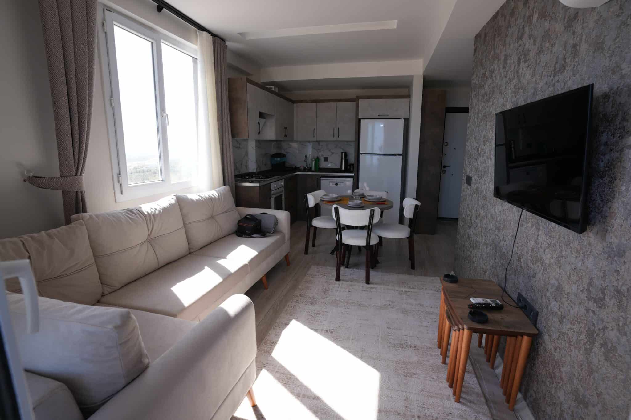 Mersin Erdemli Ayaş Deniz Manzaralı satılık 1+1 Sıfır Daire