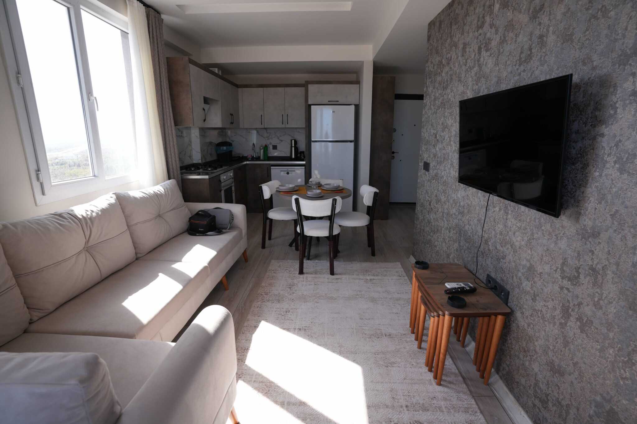 Mersin Erdemli Ayaş Deniz Manzaralı satılık 1+1 Sıfır Daire
