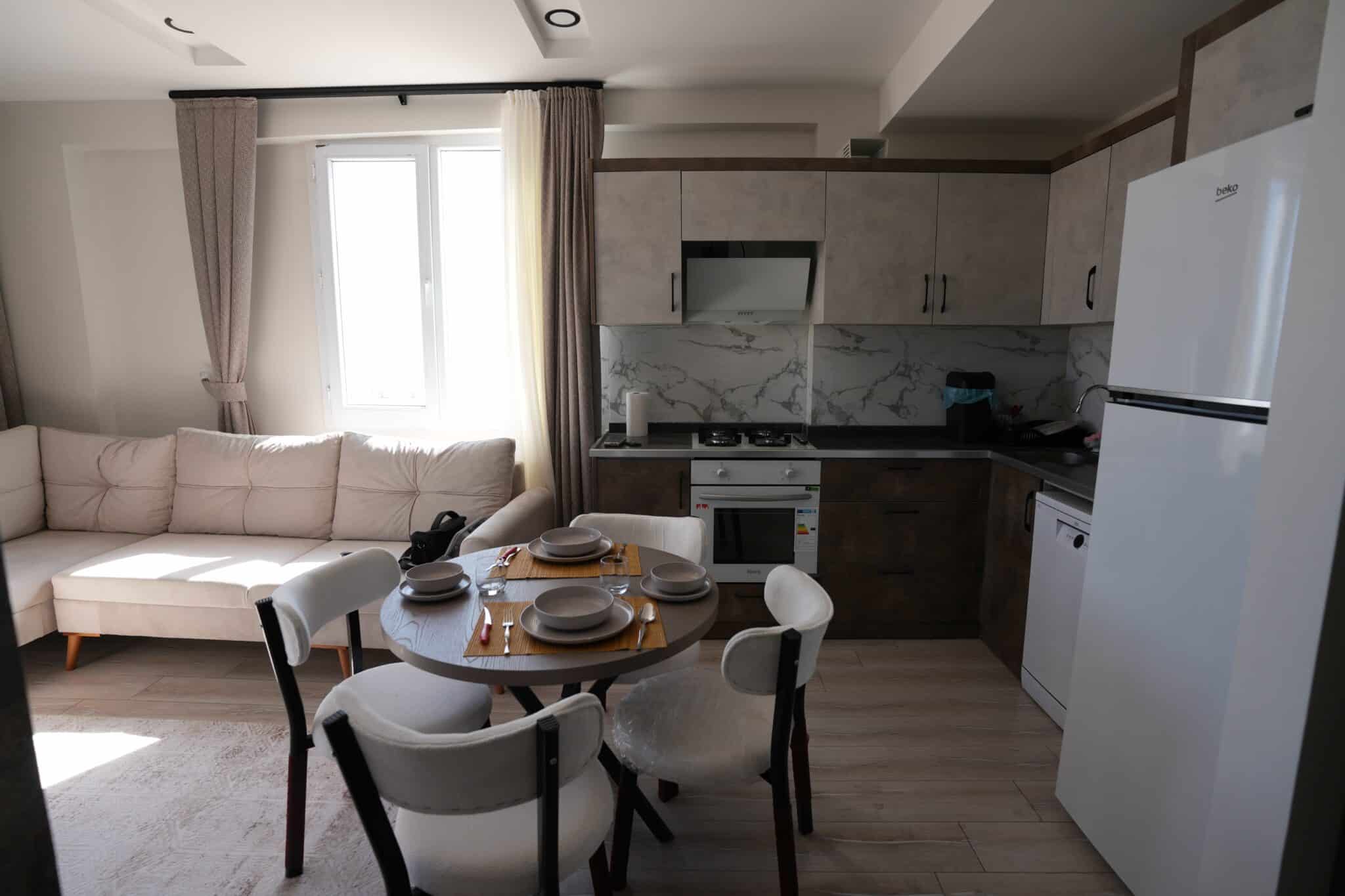 Mersin Erdemli Ayaş Deniz Manzaralı satılık 1+1 Sıfır Daire