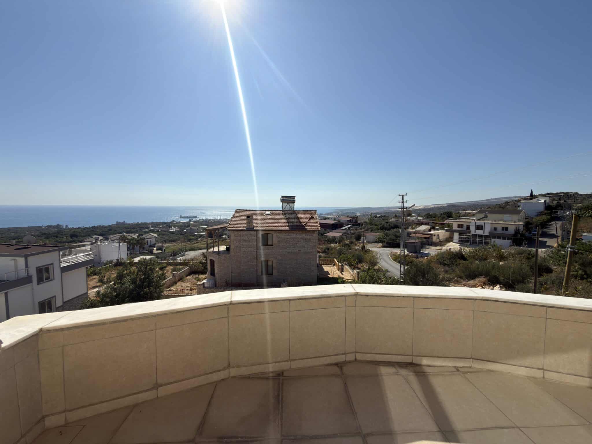 Mersin Erdemli Kızkalesi Deniz Manzaralı Satılık Villa