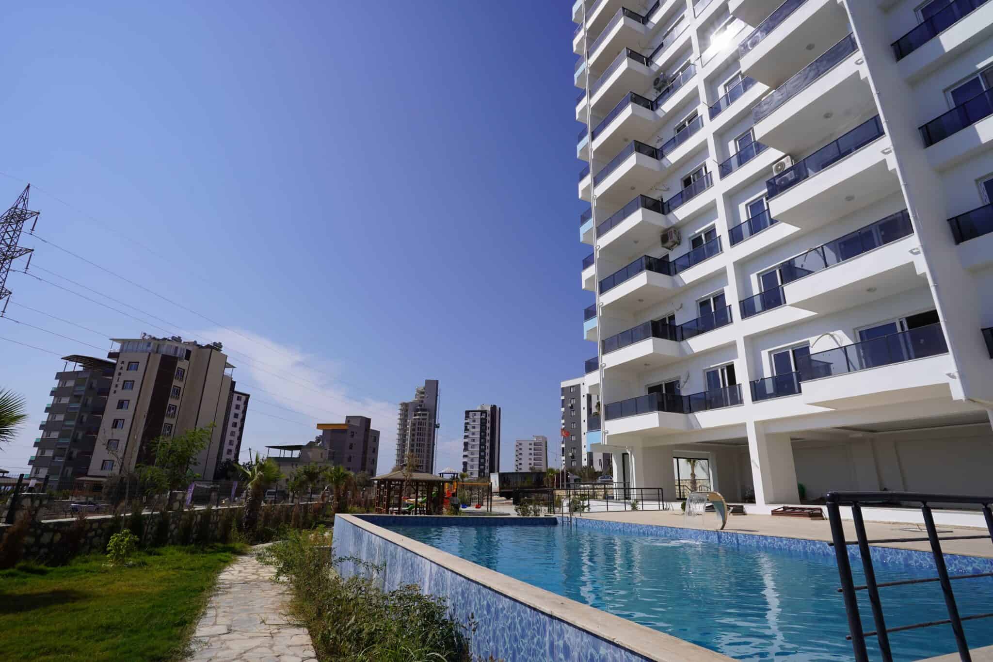 Mersin Ayaş Divane Park Rezidans Eşyalı1+1 daire