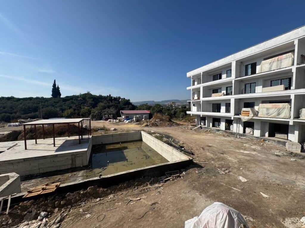 Mersin Erdemli Tömük Yatay Mimari Green Park Satılık 1+1 Daire