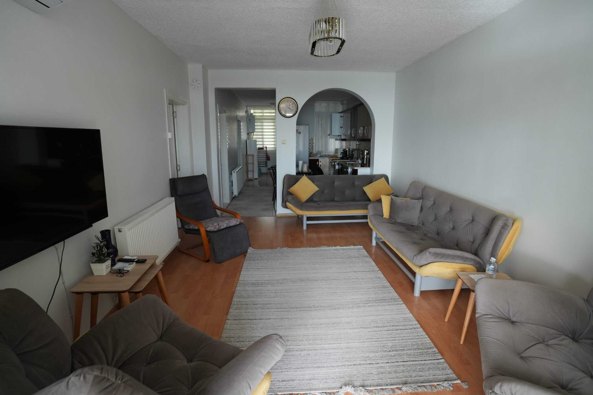 Erdemli Denize Sıfır Erciyes Sitesi Doğalgazlı Satılık 2+1 Ön Blok Daire