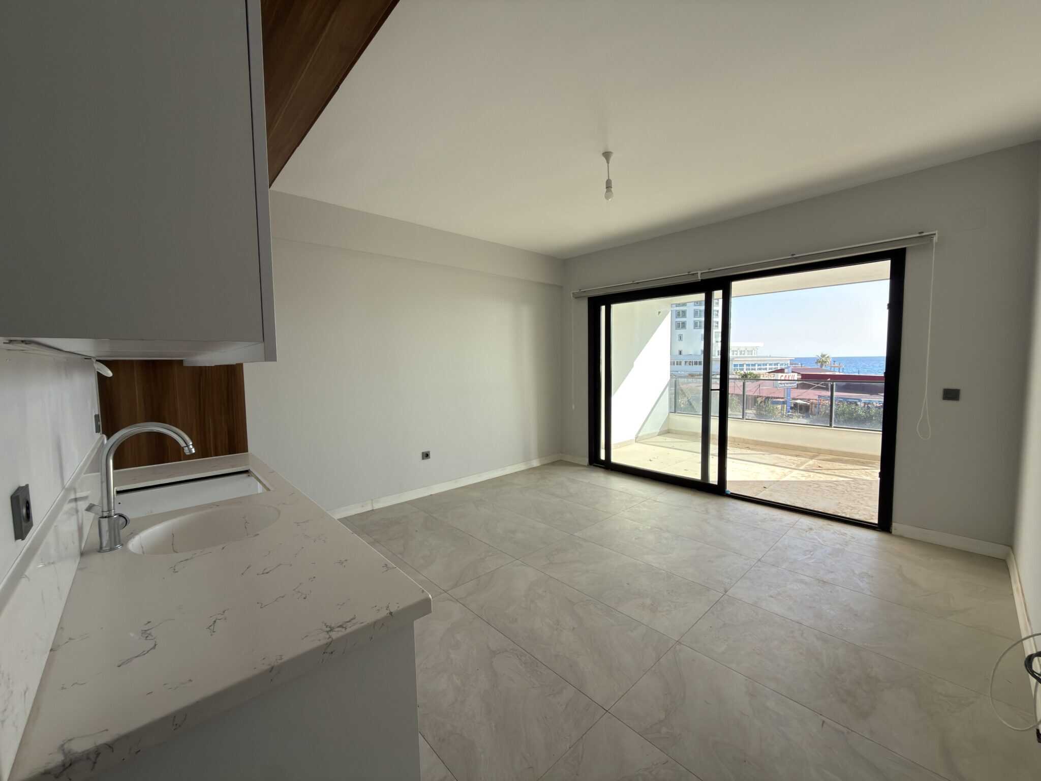 Appartement met 1 slaapkamer en 1 badkamer te koop met zeezicht in Ayaş Iraöz Suits, Erdemli, Mersin