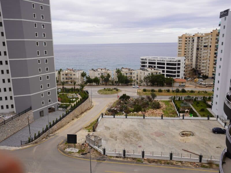 Mersin Erdemli Ayaş Mecitoğlu Sitesi 2+1 Satılık Deniz Manzaralı Daire