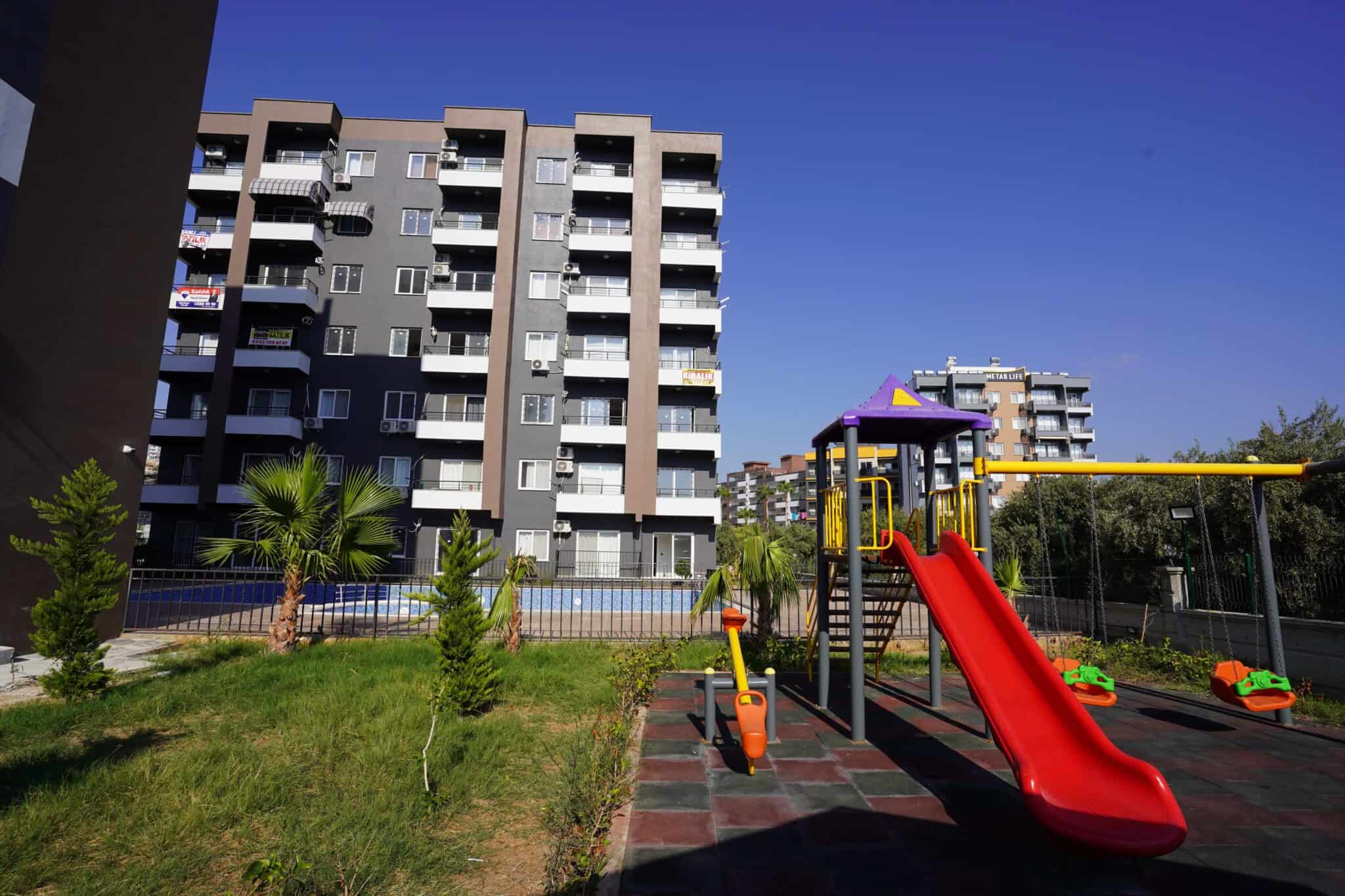 Mersin Limonlu Metab Gold 1+1 Satılık Köşe Daire
