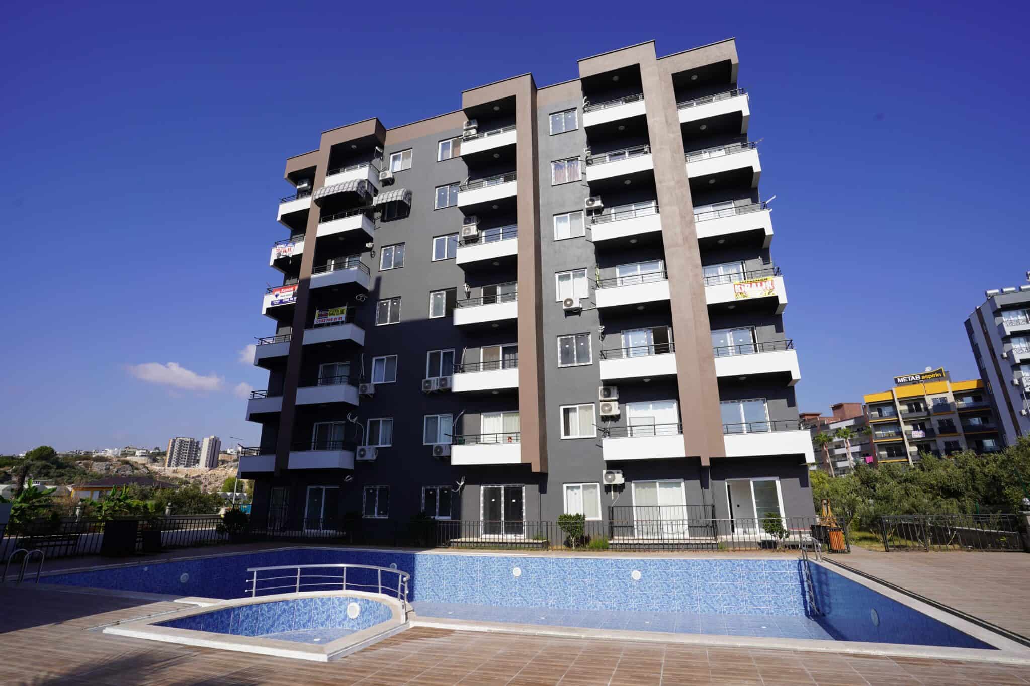Mersin Limonlu Metab Gold 1+1 Satılık Köşe Daire