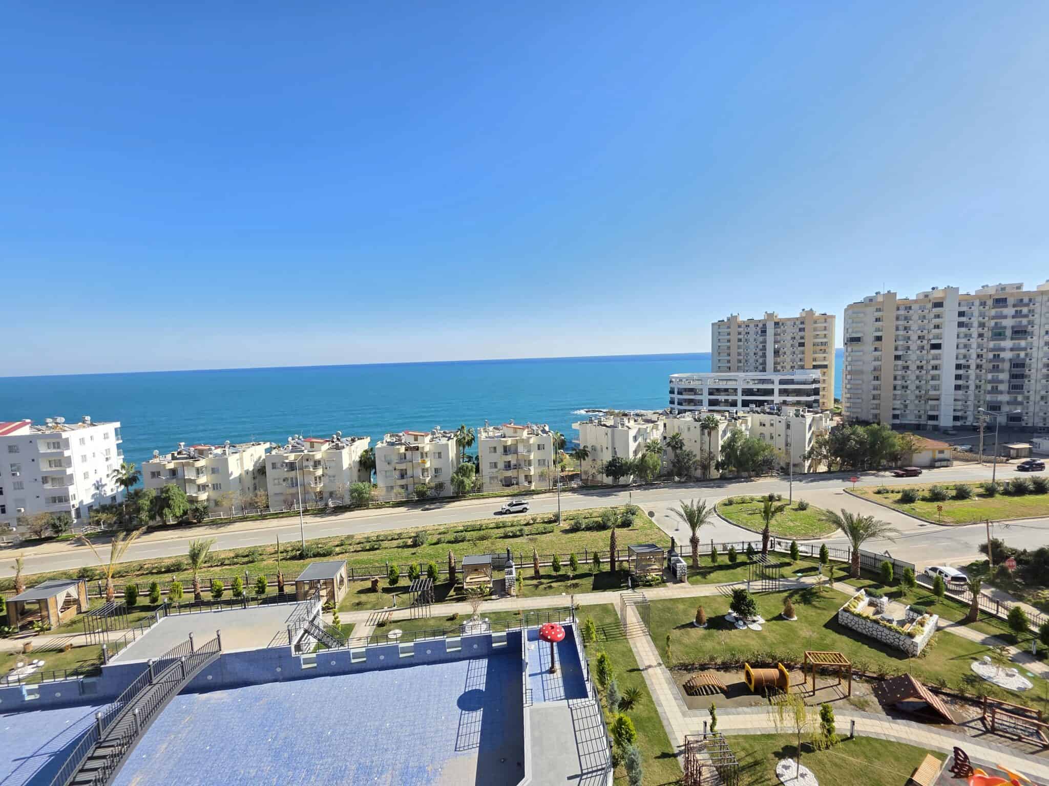 Mersin Erdemli Ayaş Alim Palace Satılık 1+1 Deniz Manzaralı Daire