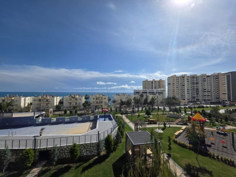 Mersin Erdemli Ayaş Alim Palace Satılık 1+1 Yatırım Fırsatı Deniz Manzaralı Daire
