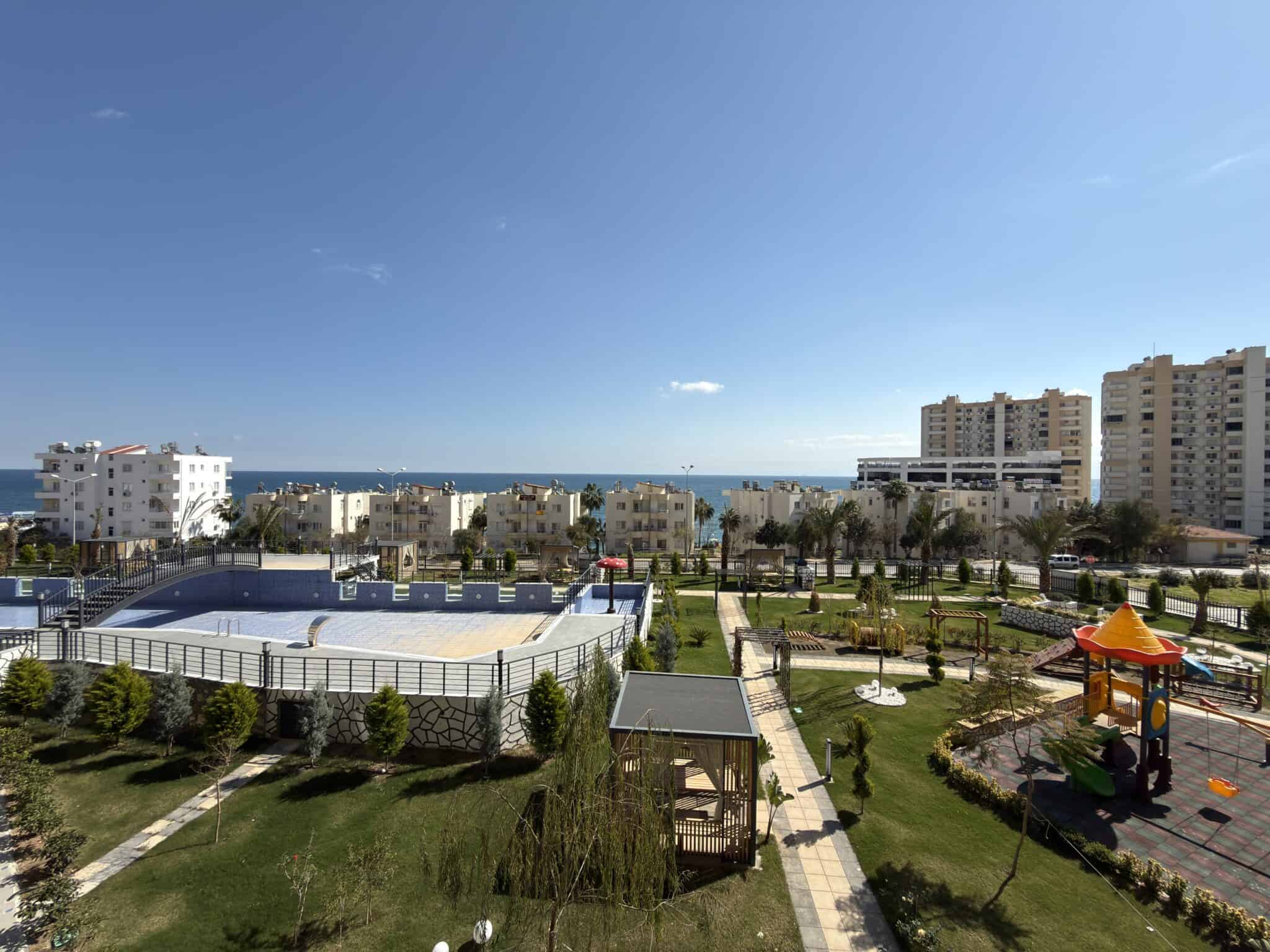 Mersin Erdemli Ayaş Alim Palace 1+1 appartement te koop - Investeringskans - Zeezicht