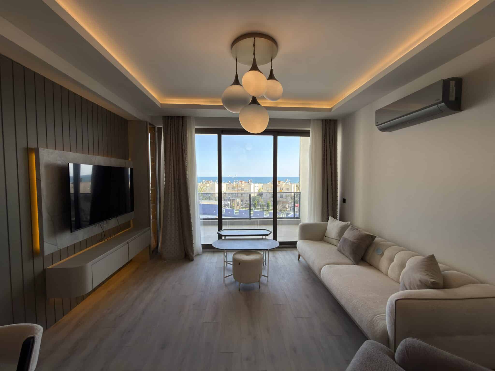 Mersin Erdemli Ayaş Alim Palace 1+1 appartement te koop - Investeringskans - Zeezicht