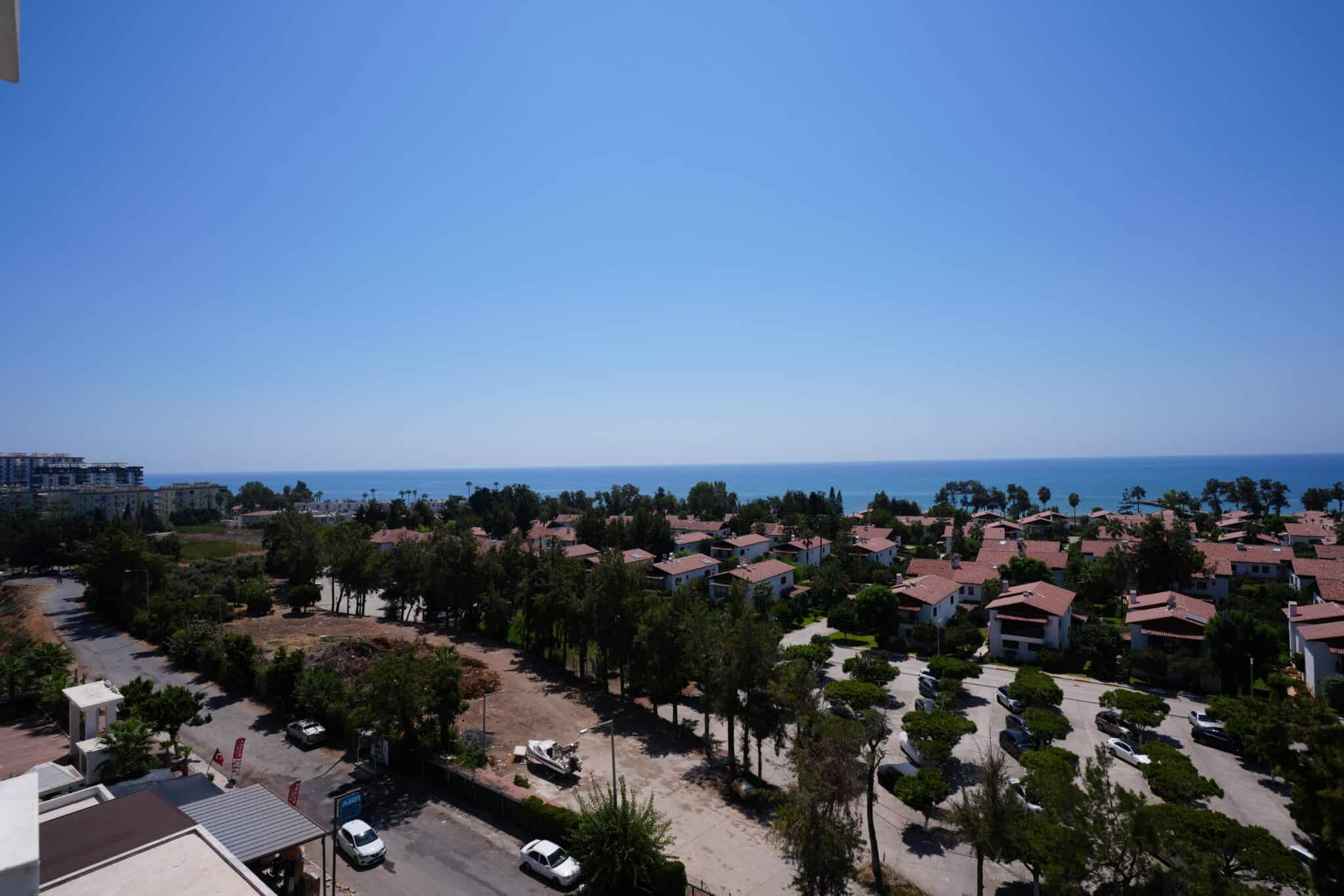 Продается квартира 2+1 с видом на море в комплексе Golden Park, Каргипинари, Эрдемли, Мерсин